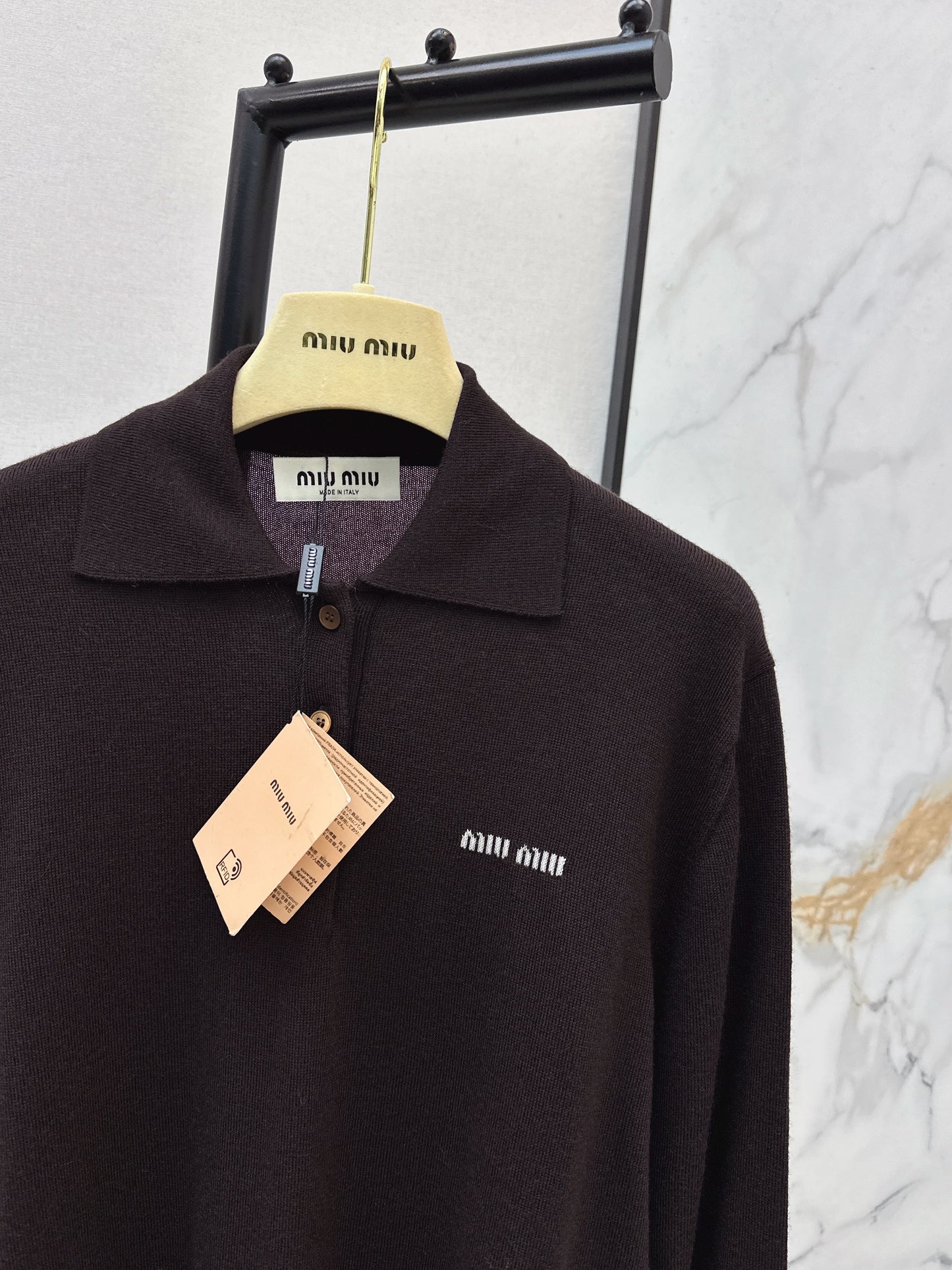 26SS NEW jacquard polo sweater