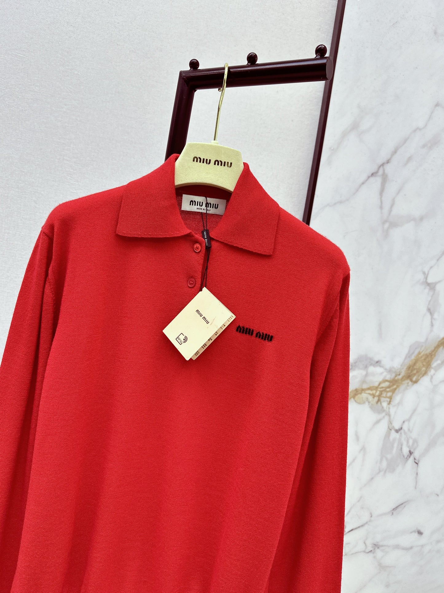 26SS NEW jacquard polo sweater