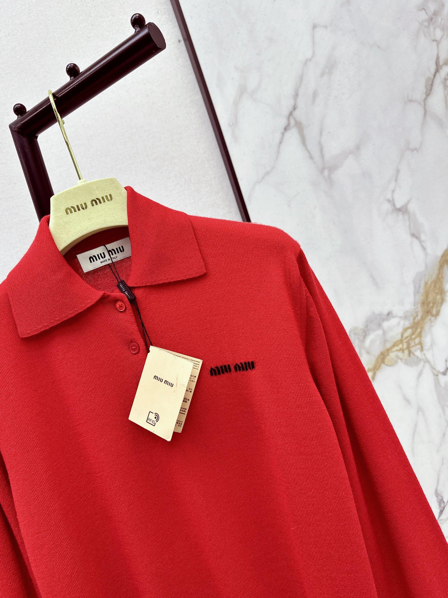 26SS NEW jacquard polo sweater