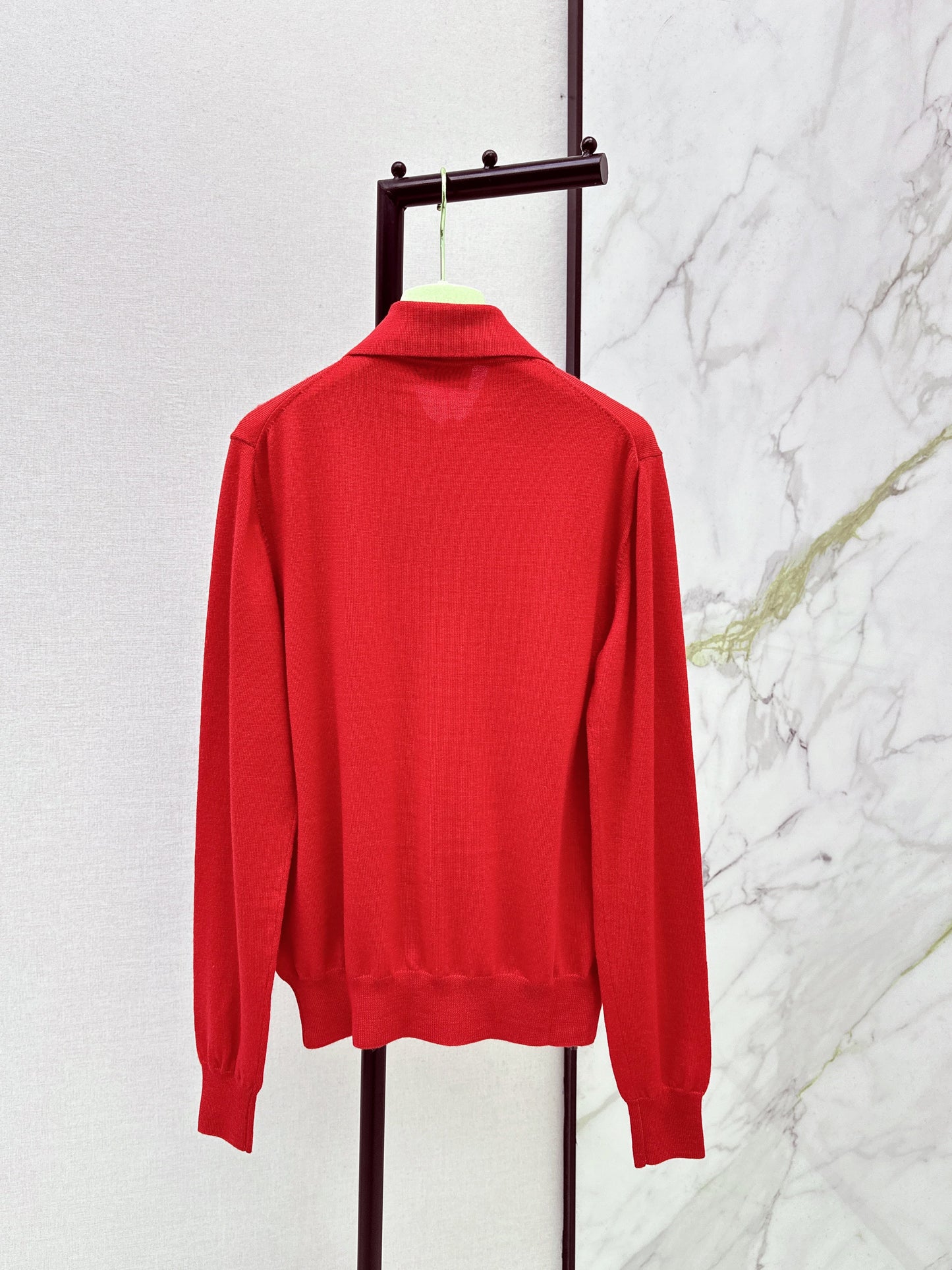 26SS NEW jacquard polo sweater