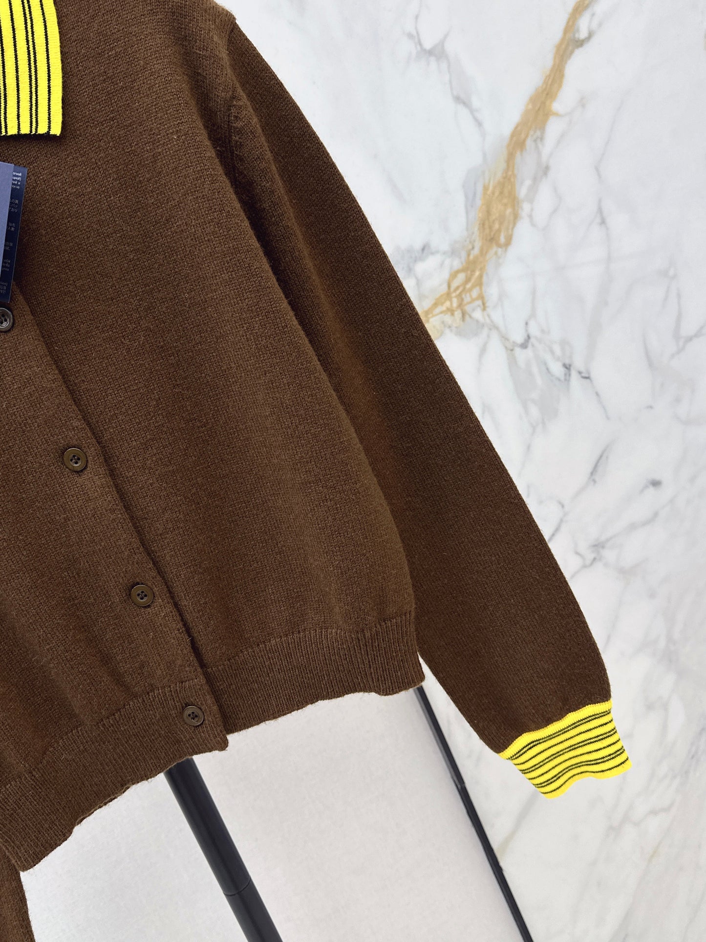 26SS NEW contract stripe knitted cardigan