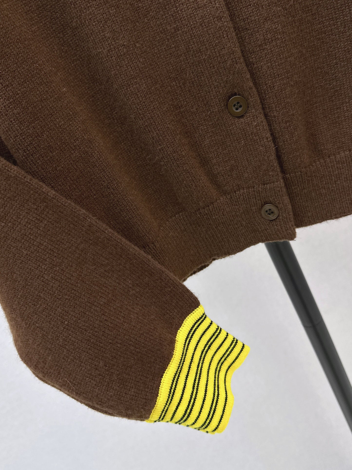 26SS NEW contract stripe knitted cardigan