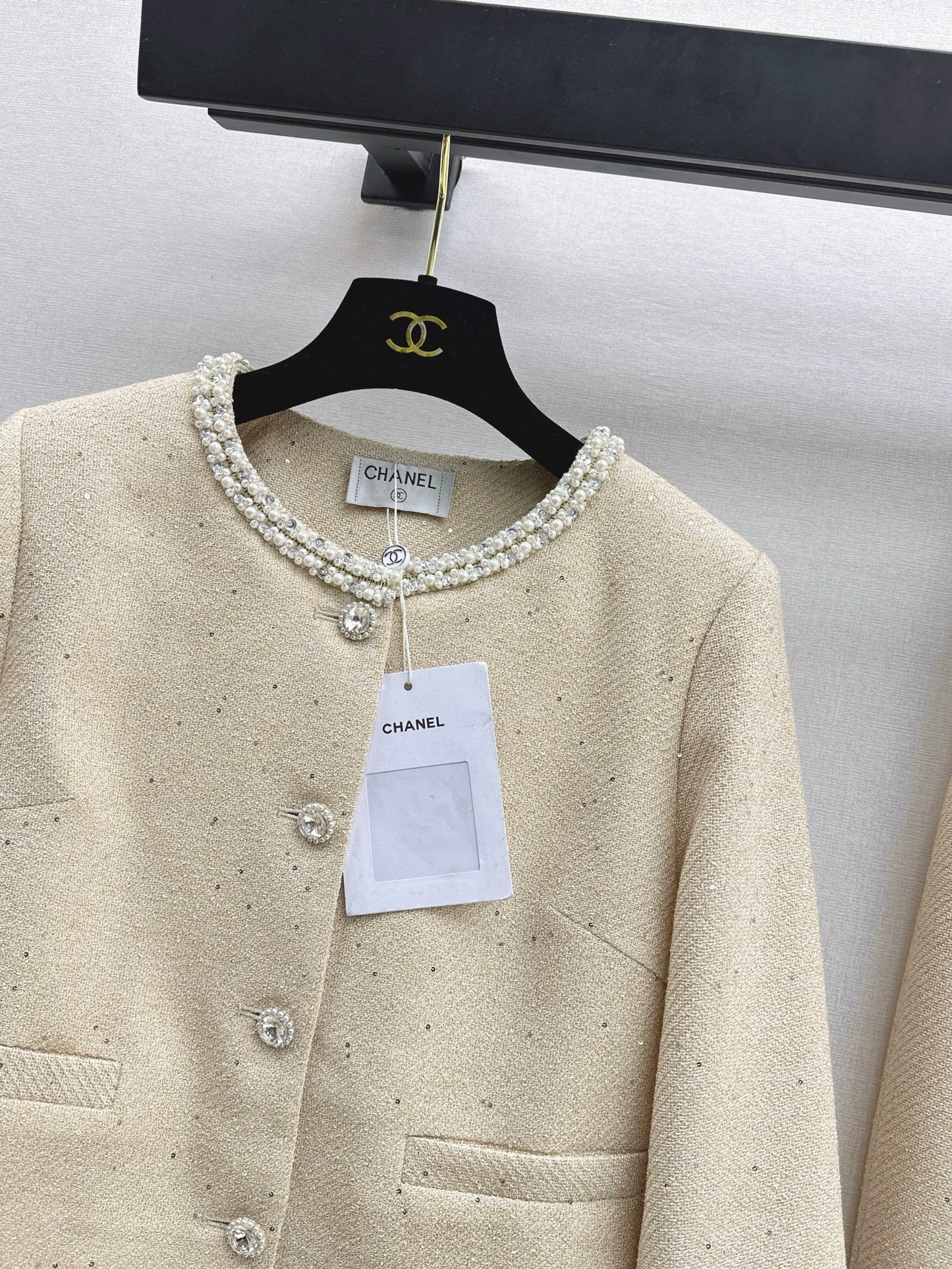26SS NEW beading jacket skirts outfit sets