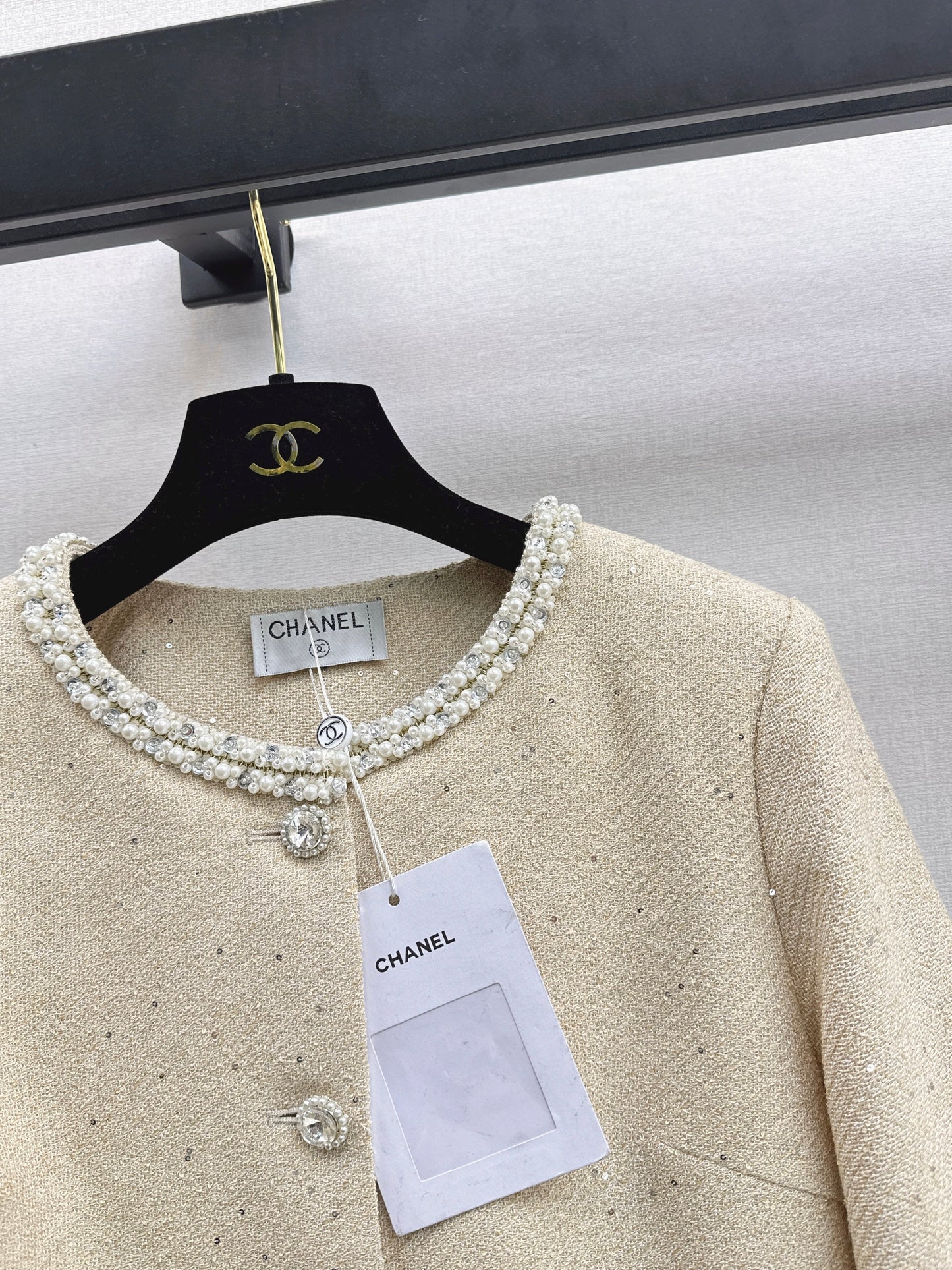 26SS NEW beading jacket skirts outfit sets