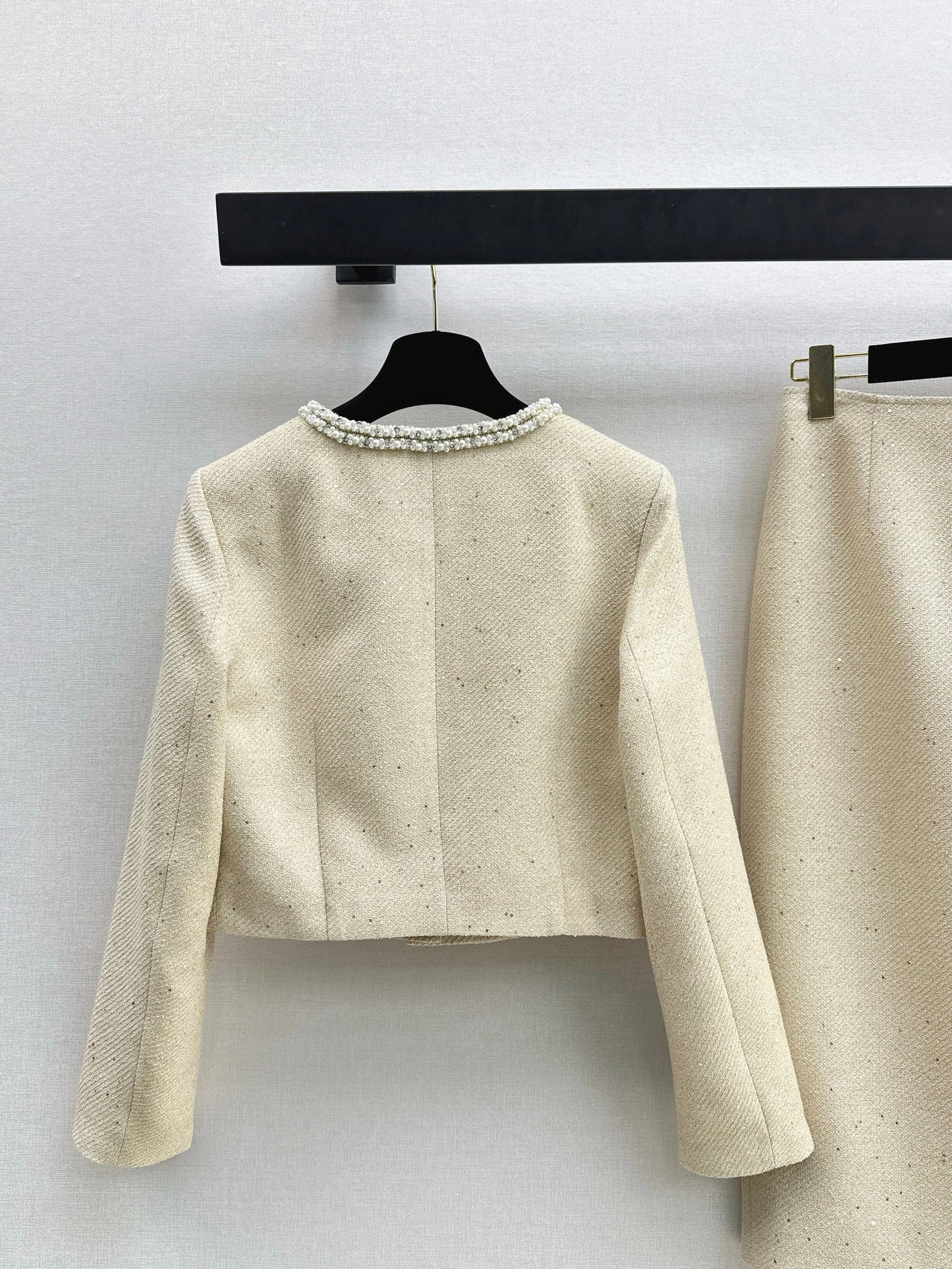 26SS NEW beading jacket skirts outfit sets