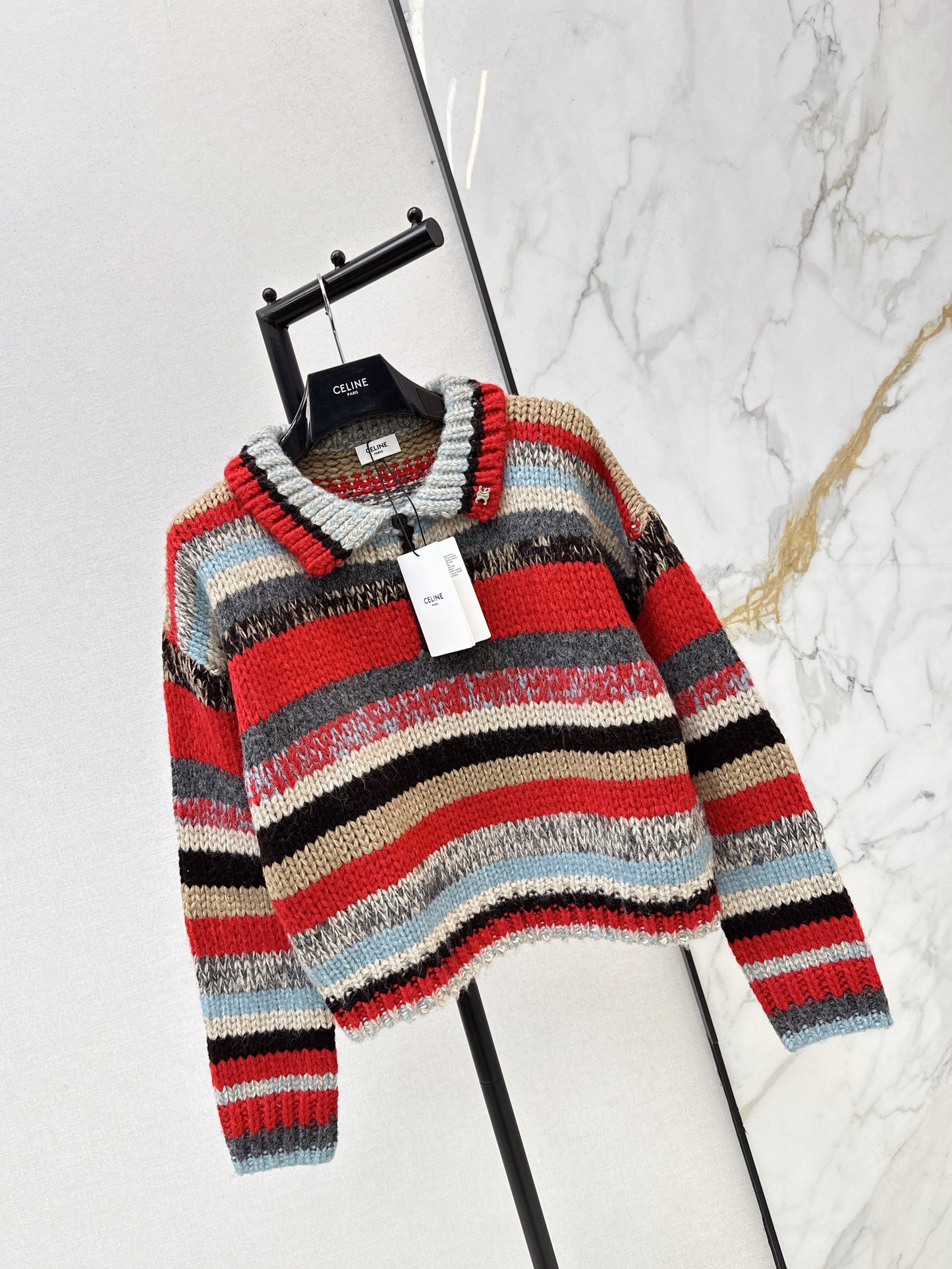 26SS NEW contract stripe sweater