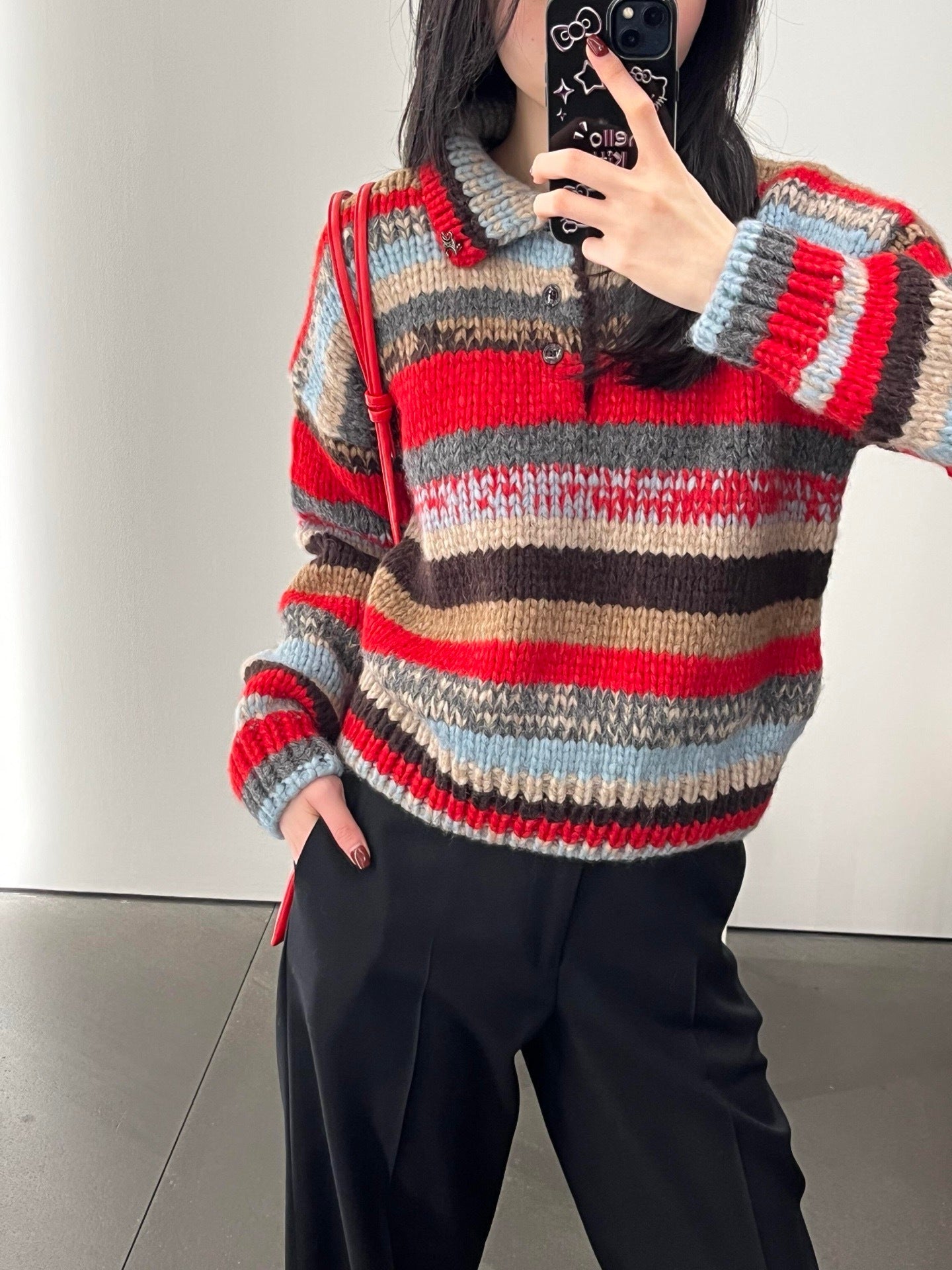 26SS NEW contract stripe sweater