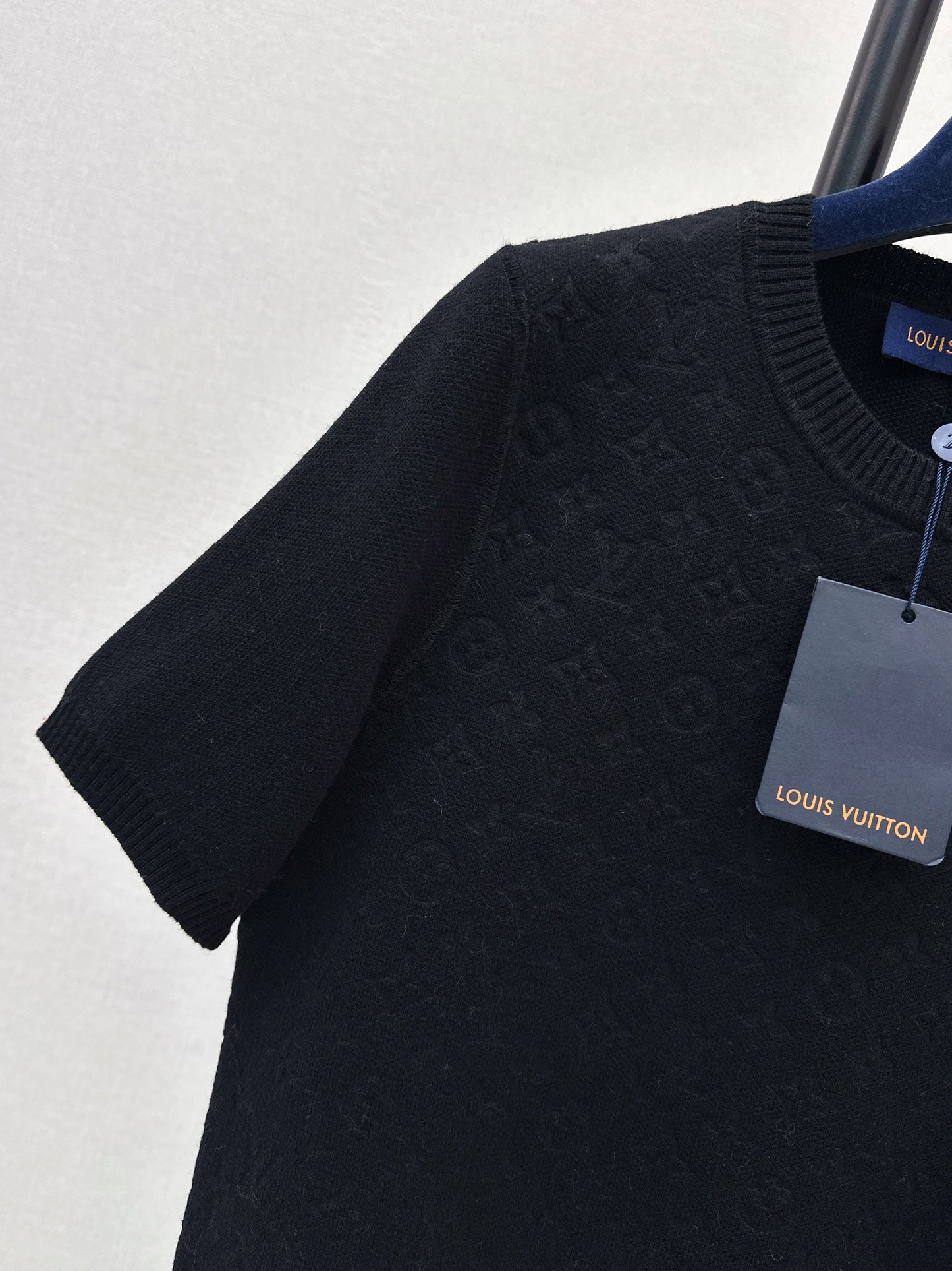 26SS NEW jacquard knitted short sleeve sweater
