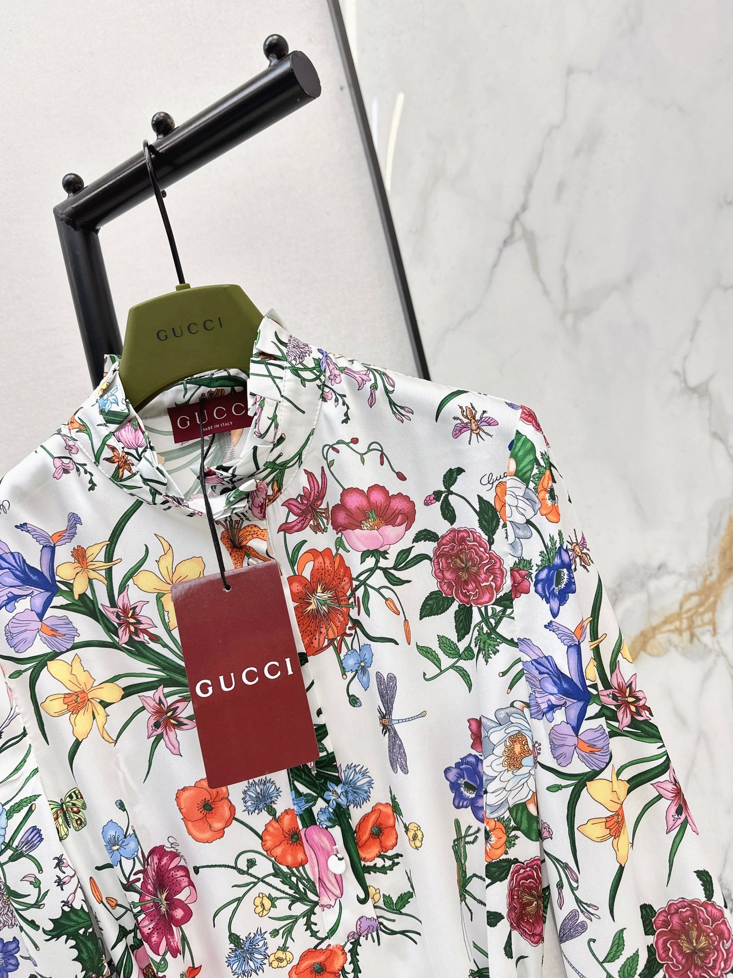 26SS NEW floral print silk dress