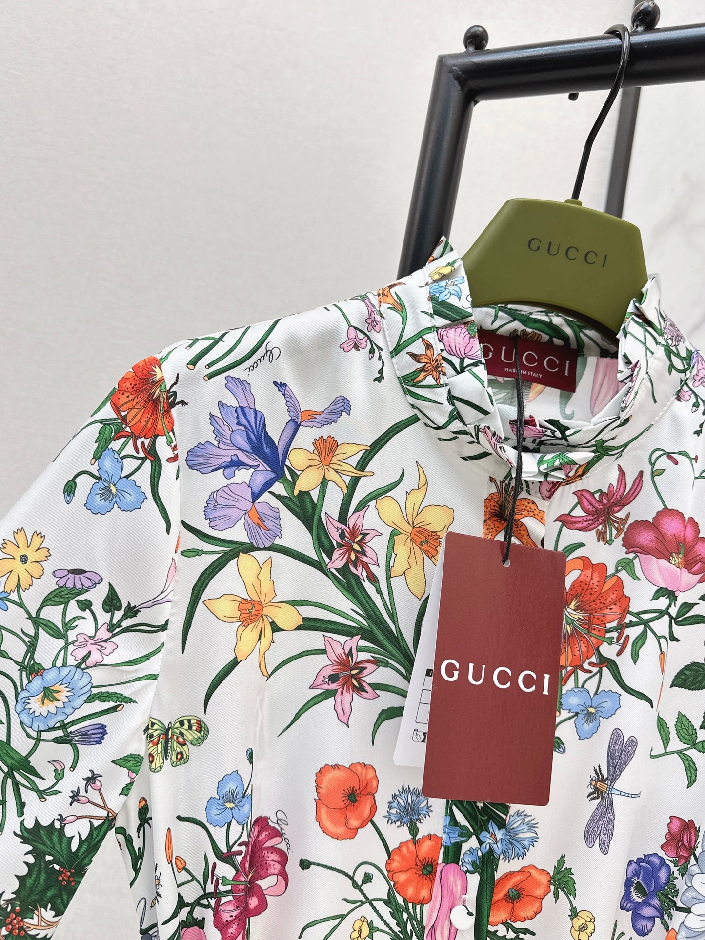 26SS NEW floral print silk dress