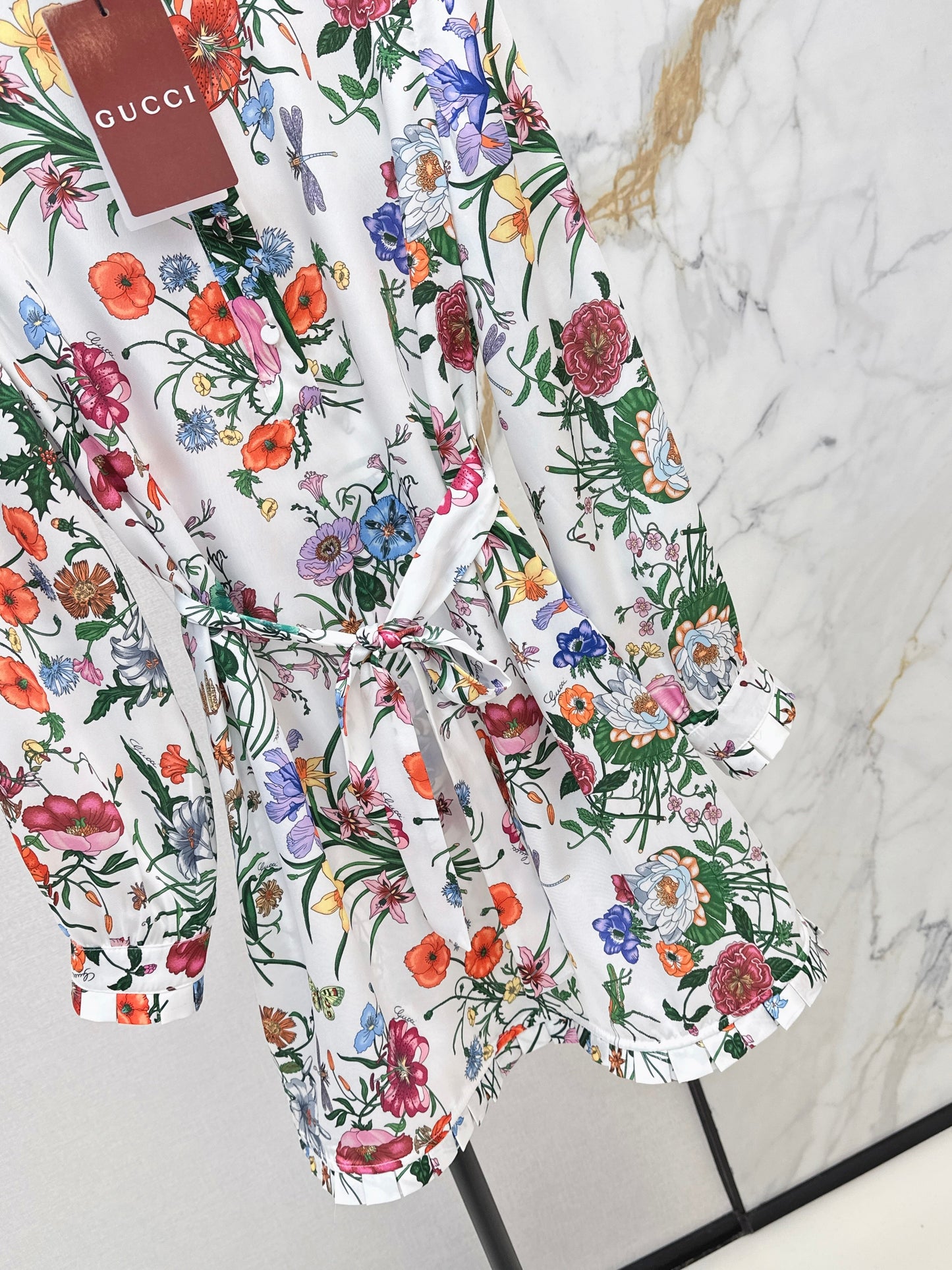 26SS NEW floral print silk dress
