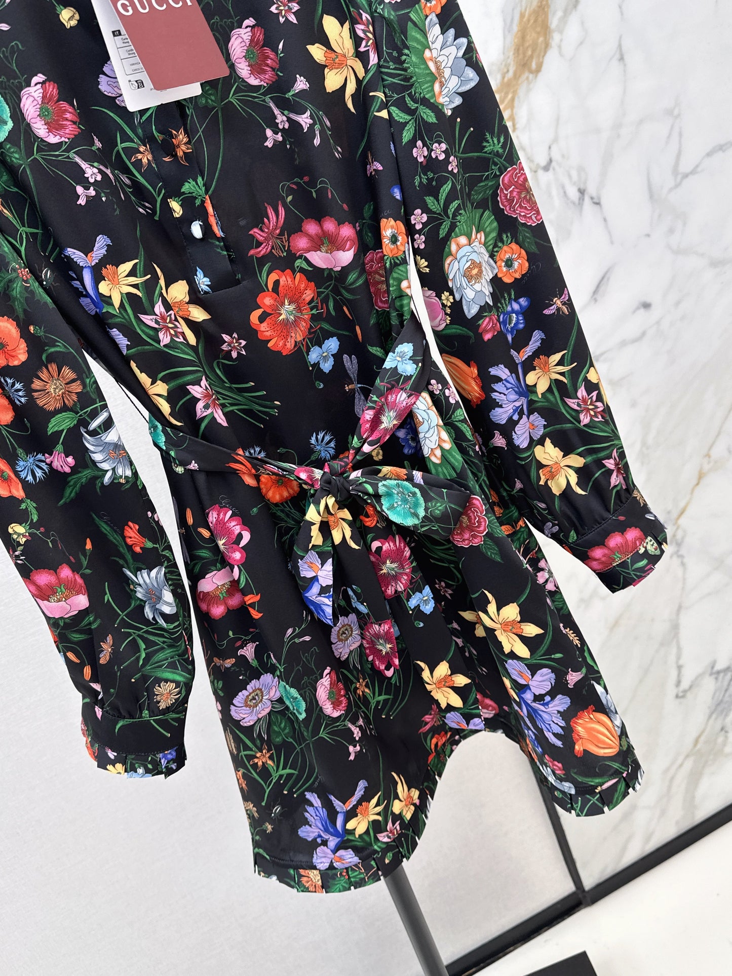 26SS NEW floral print silk dress