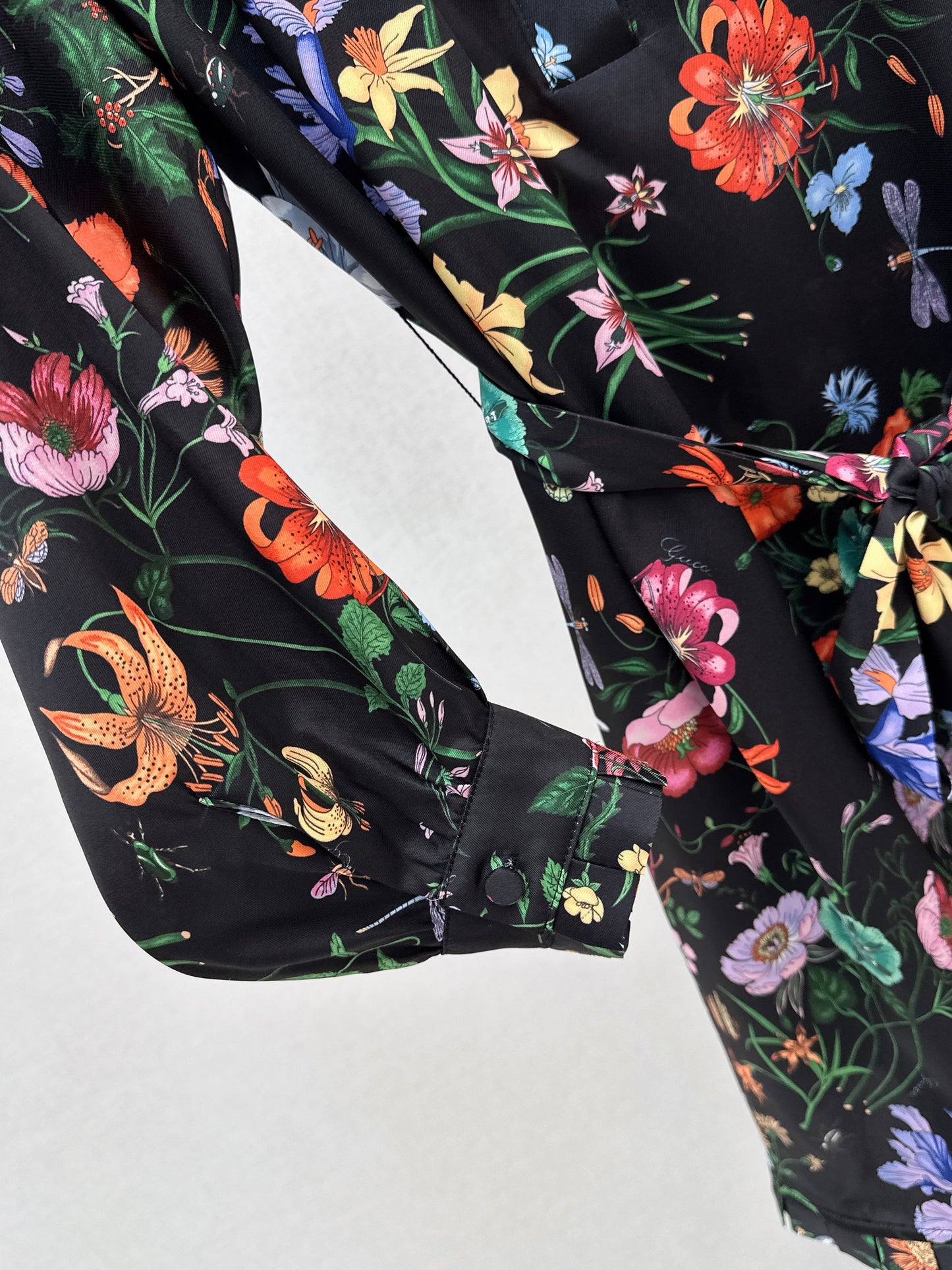 26SS NEW floral print silk dress