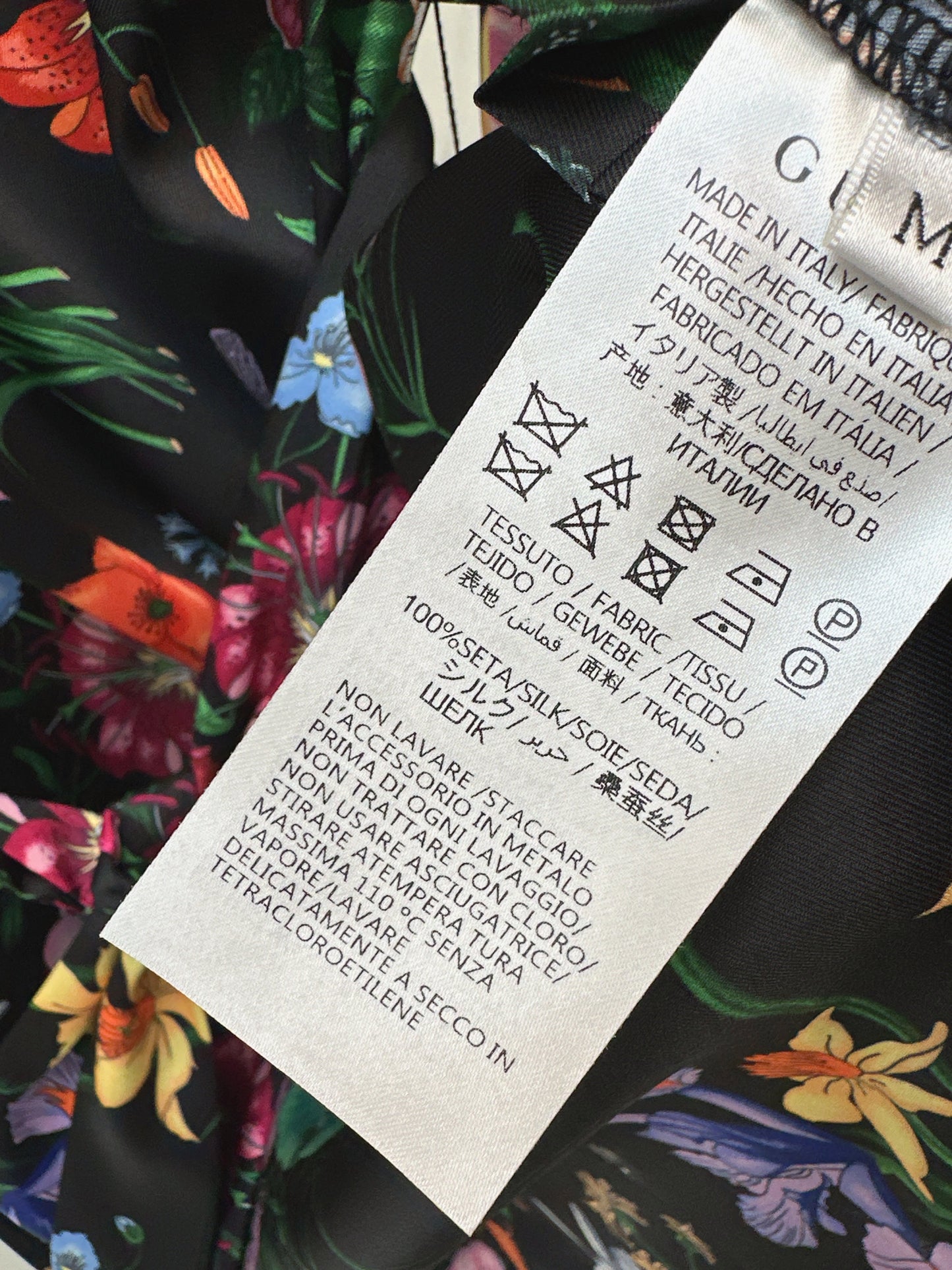 26SS NEW floral print silk dress