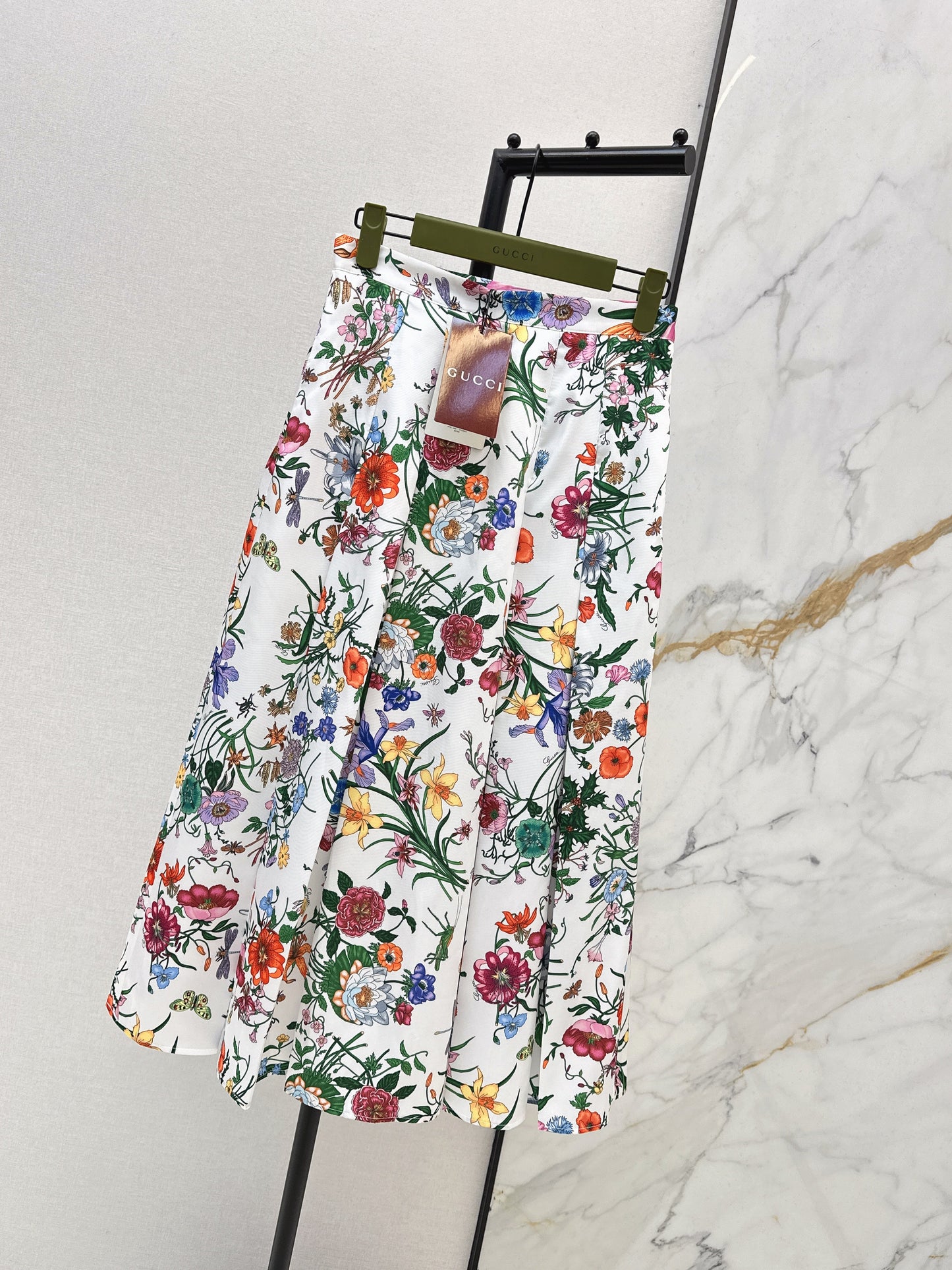 26SS NEW floral print silk skirts