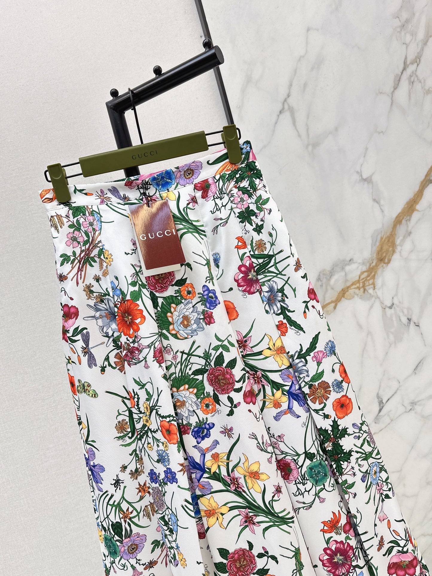 26SS NEW floral print silk skirts