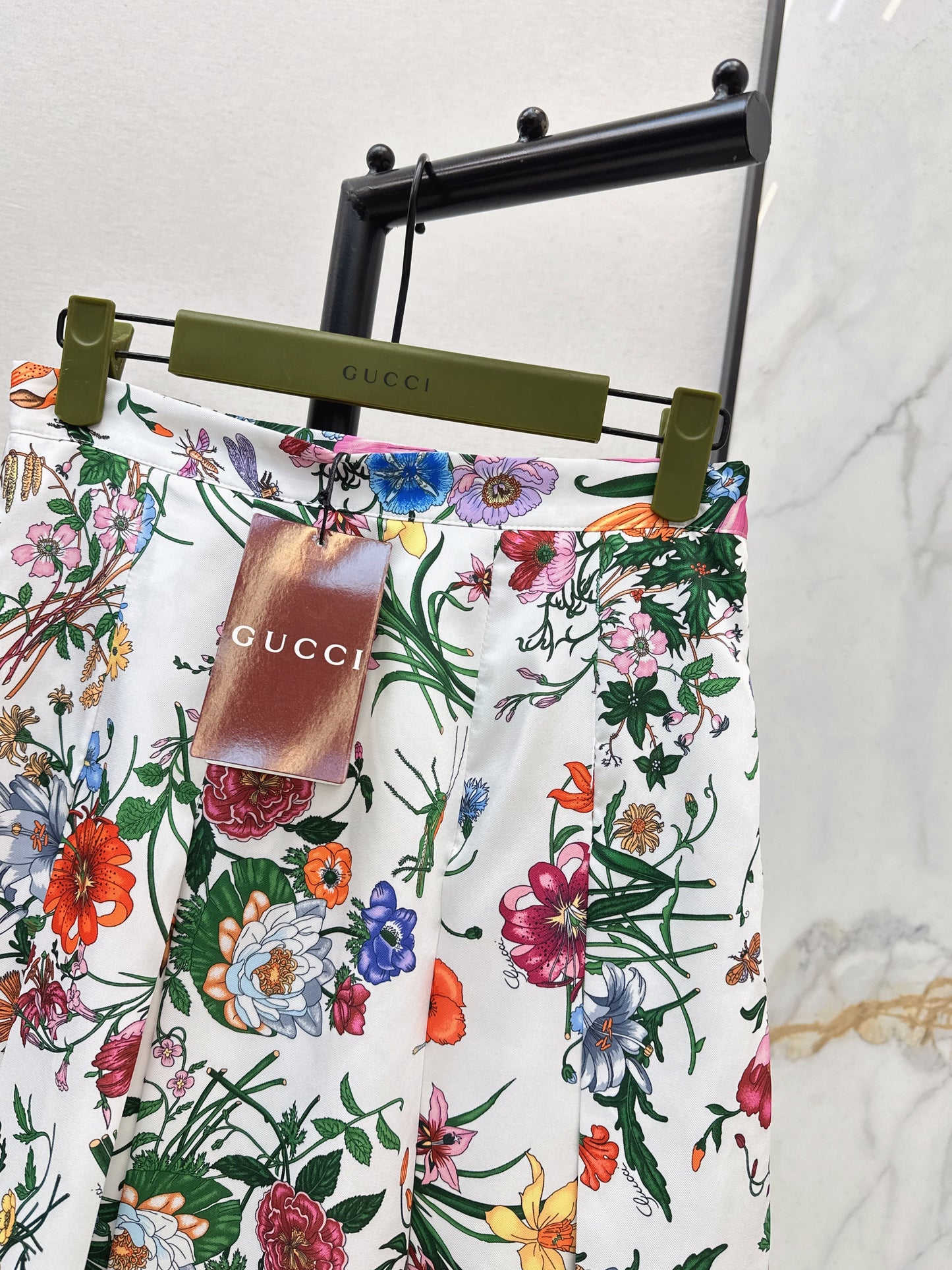 26SS NEW floral print silk skirts
