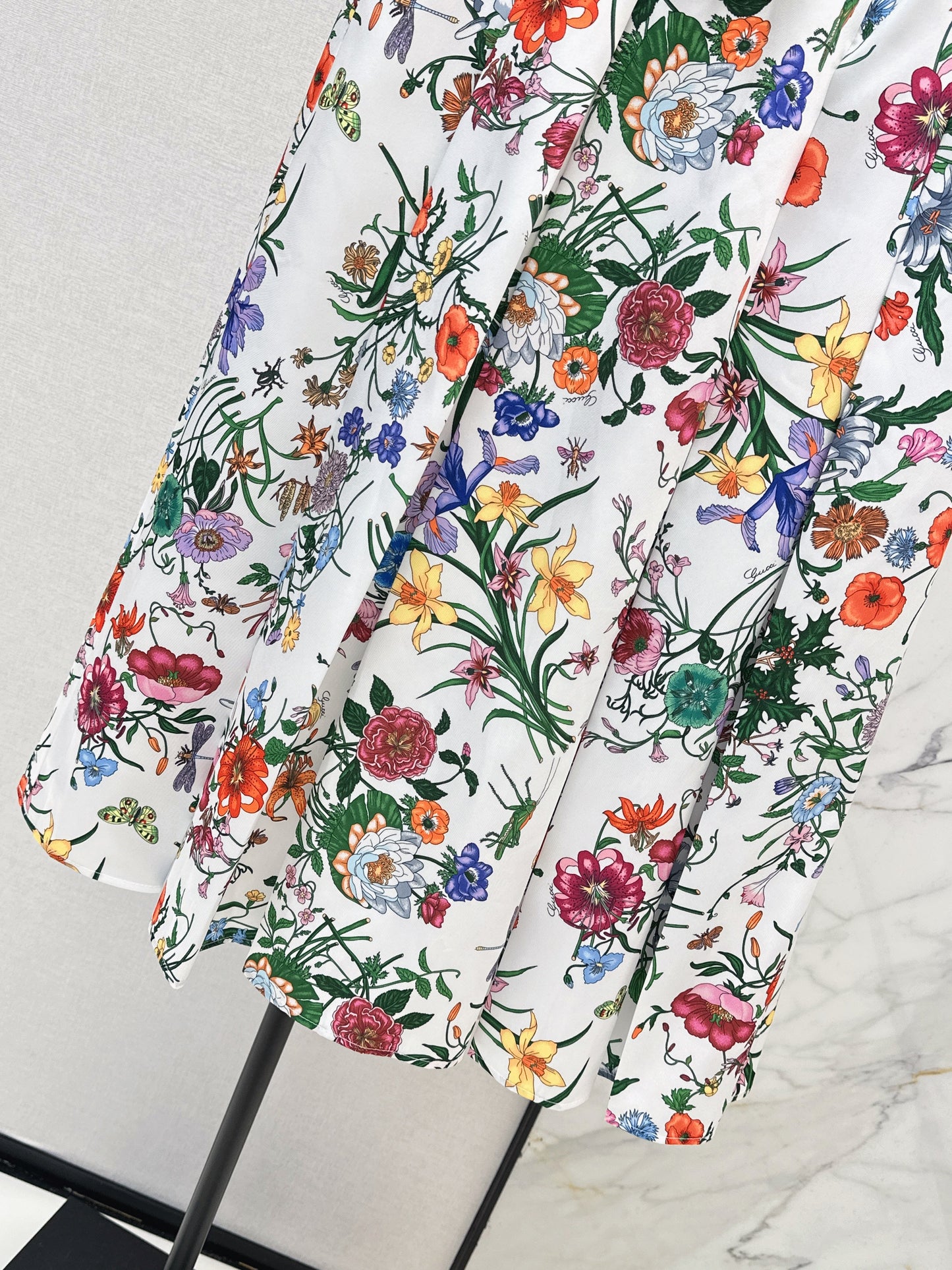 26SS NEW floral print silk skirts