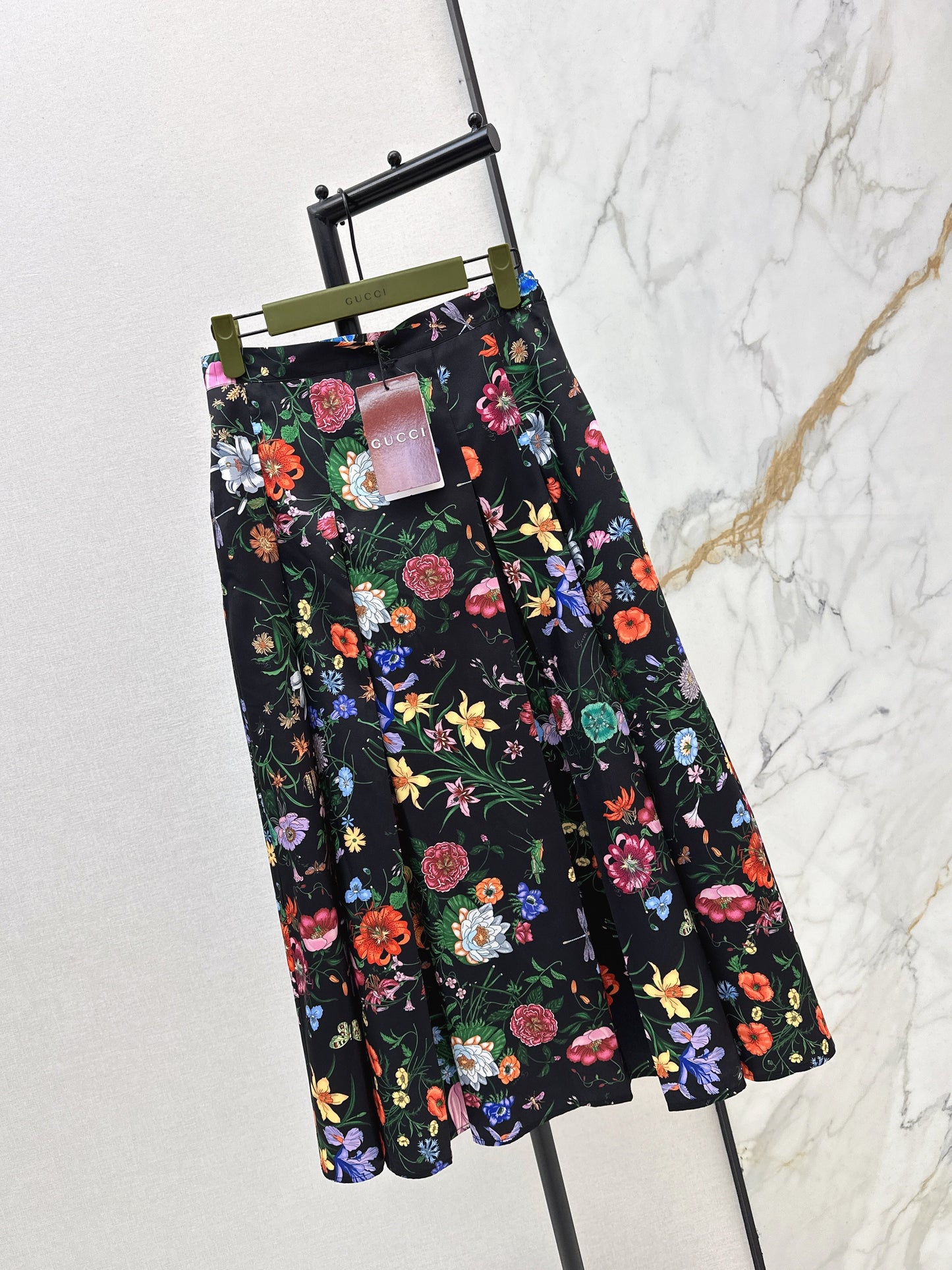 26SS NEW floral print silk skirts