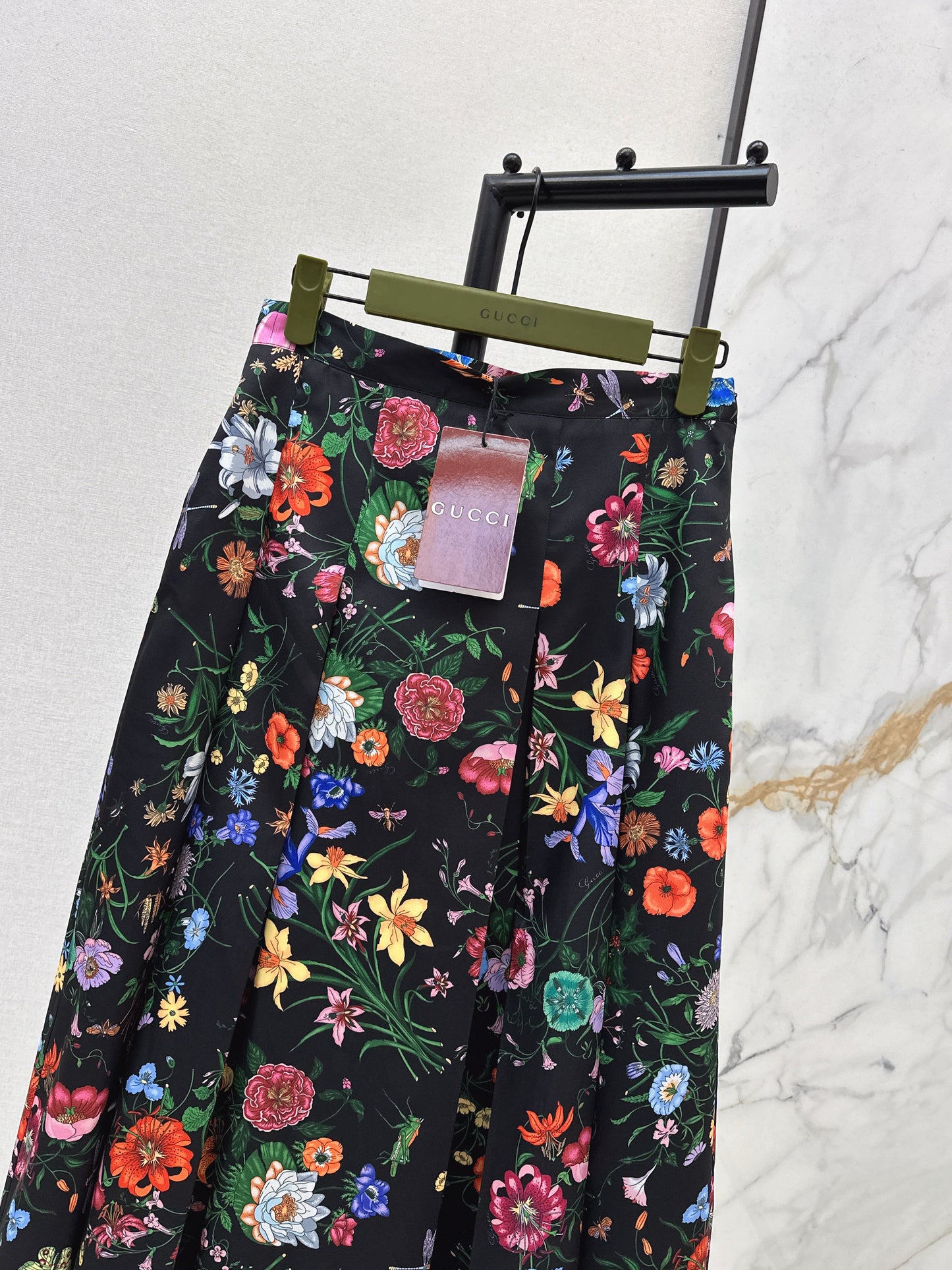 26SS NEW floral print silk skirts