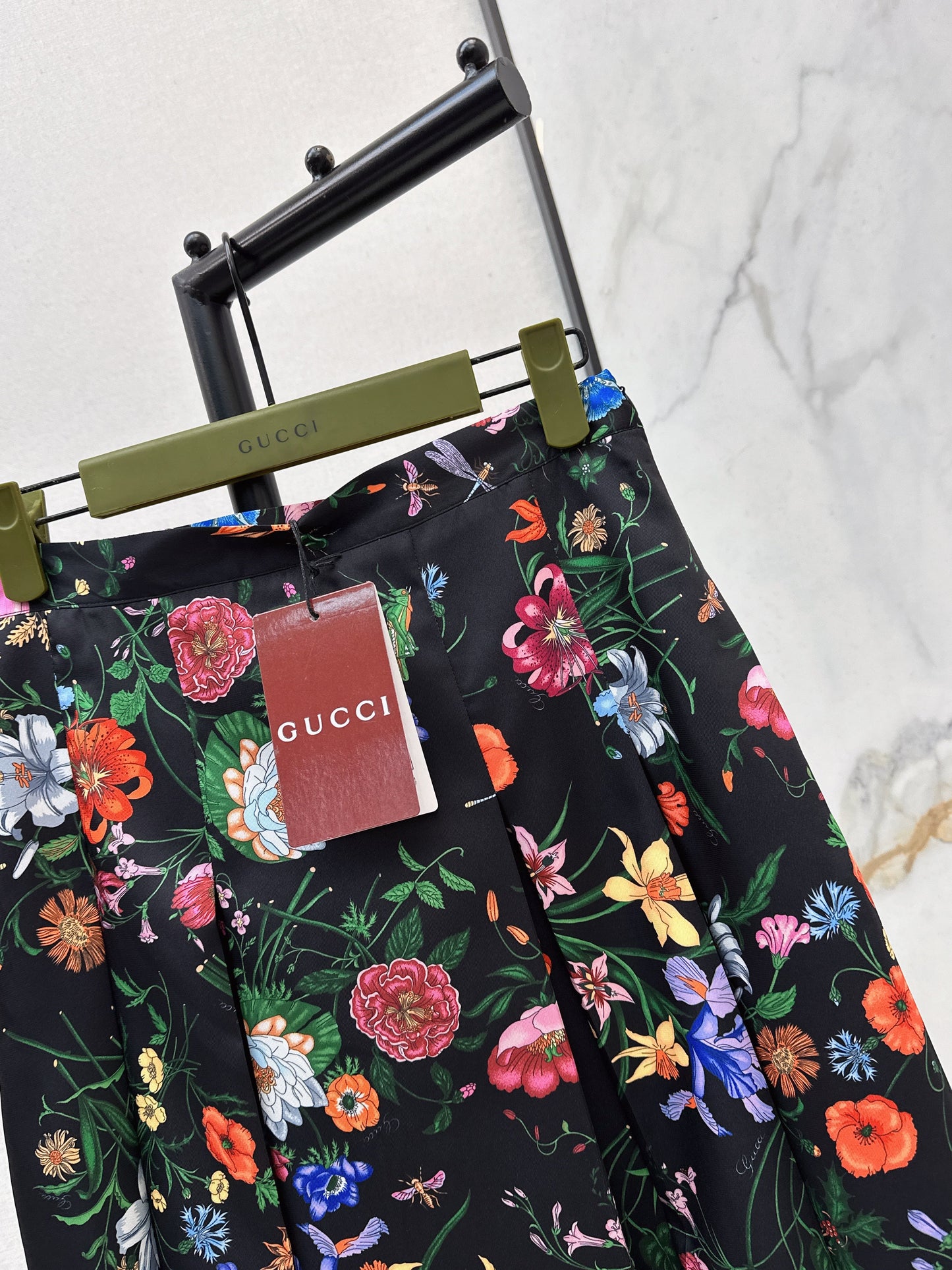 26SS NEW floral print silk skirts