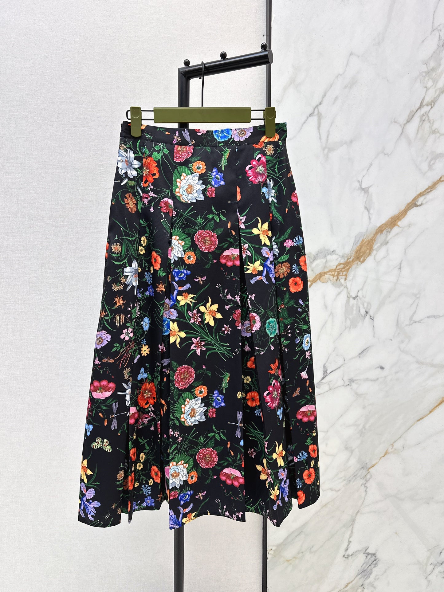 26SS NEW floral print silk skirts