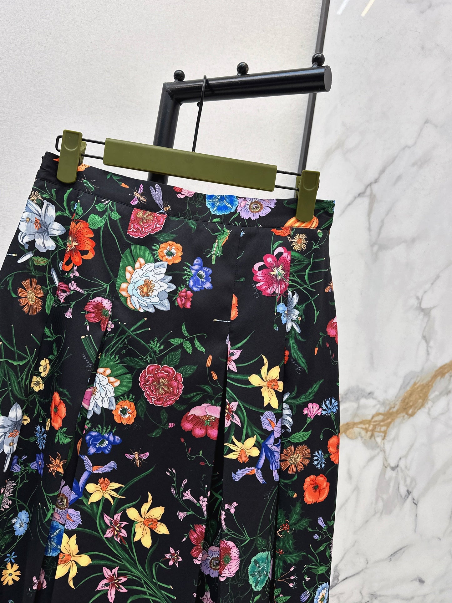 26SS NEW floral print silk skirts
