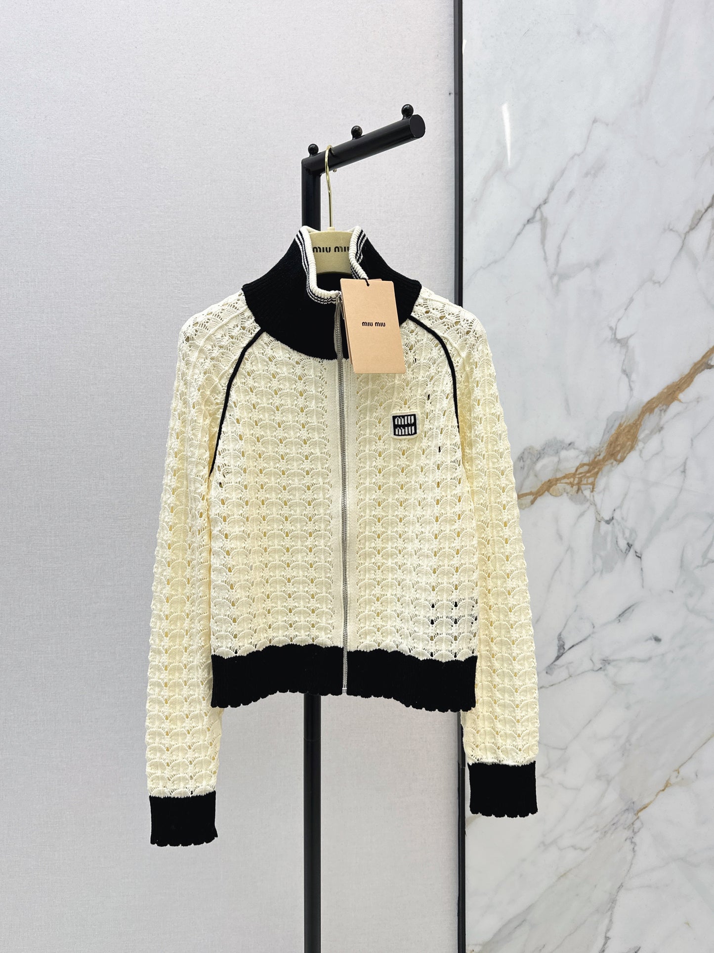 26SS NEW hollow knitted jacket