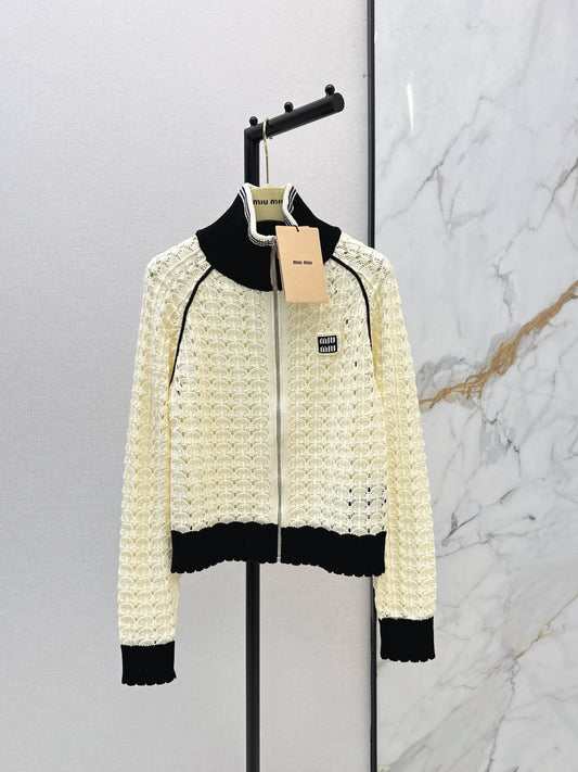 26SS NEW hollow knitted jacket