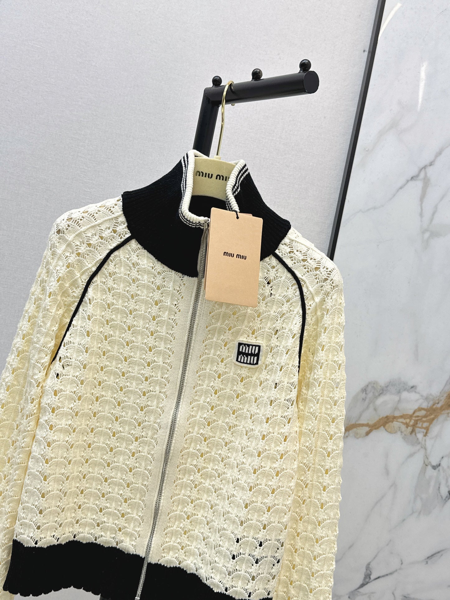 26SS NEW hollow knitted jacket