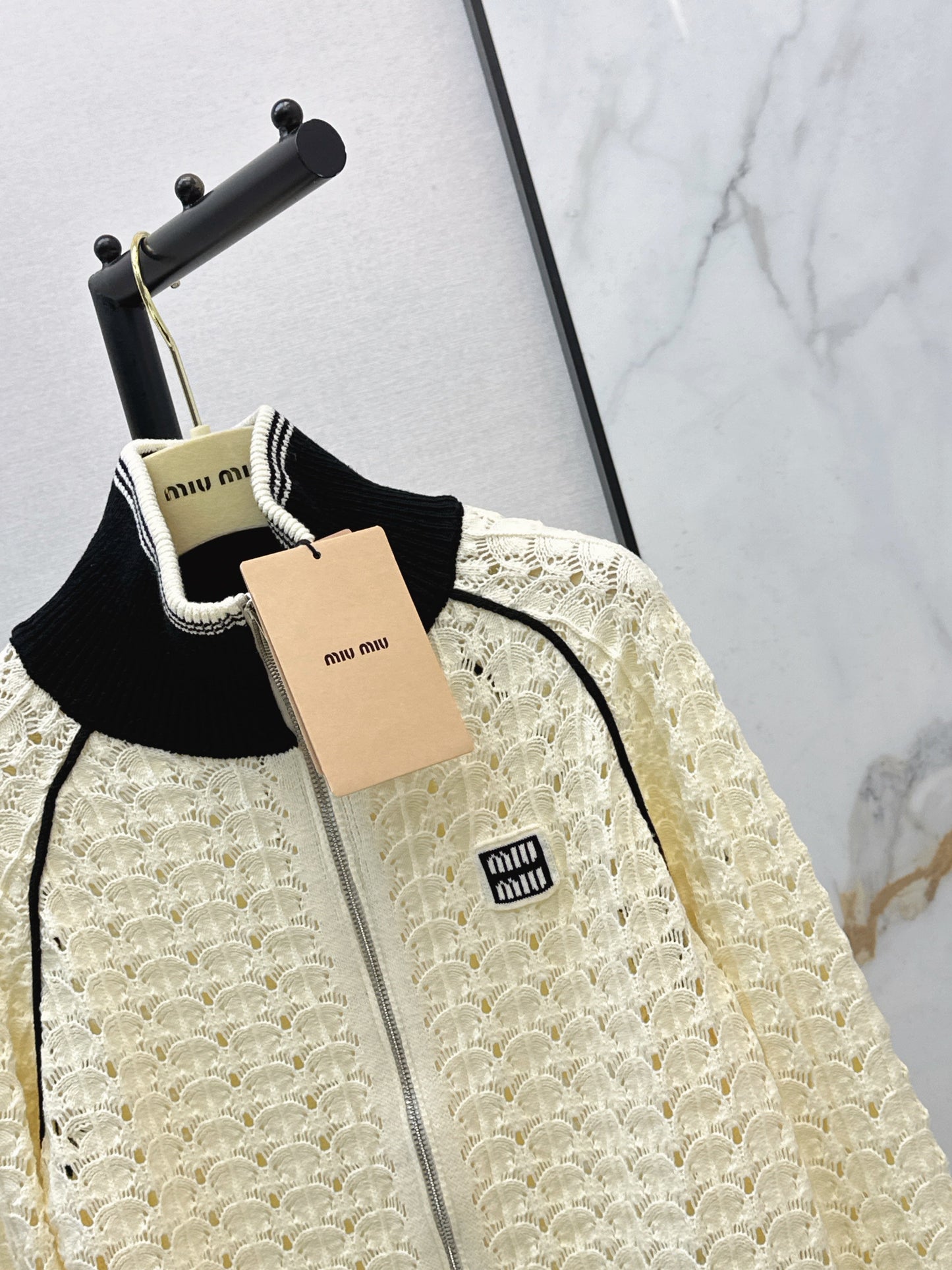 26SS NEW hollow knitted jacket