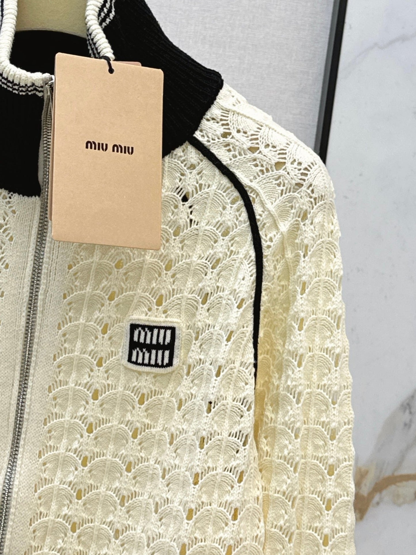 26SS NEW hollow knitted jacket