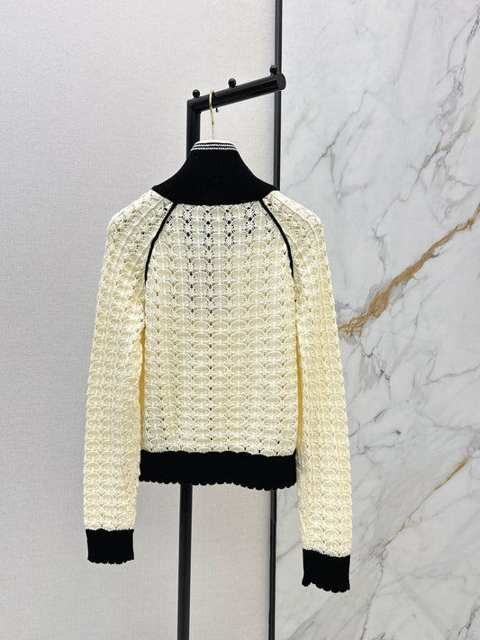 26SS NEW hollow knitted jacket