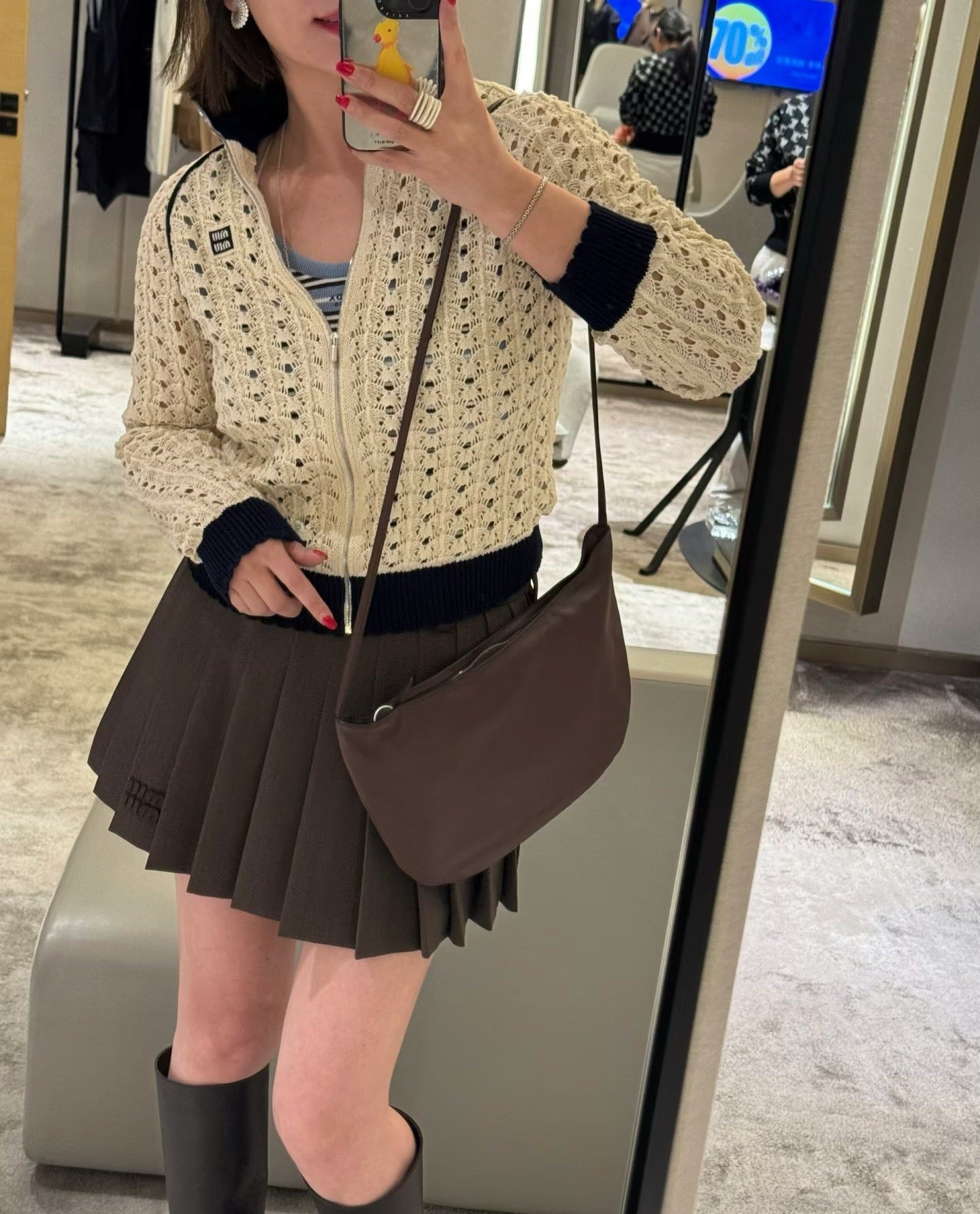 26SS NEW hollow knitted jacket