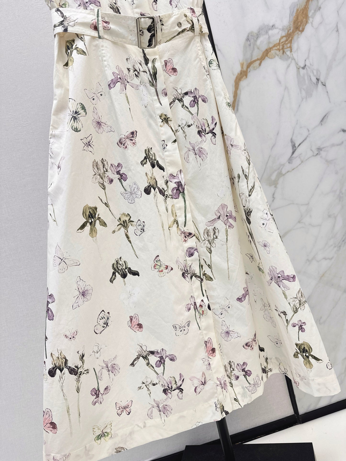 26SS NEW floral print shirt dress