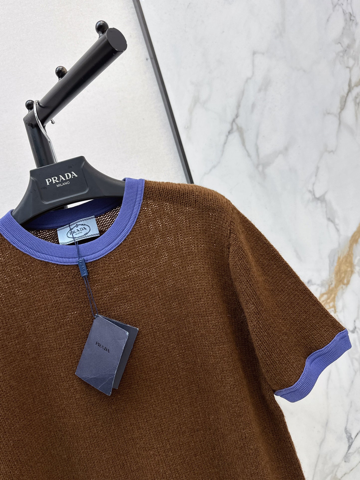 26SS NEUER Kaschmir-Kurzarmpullover