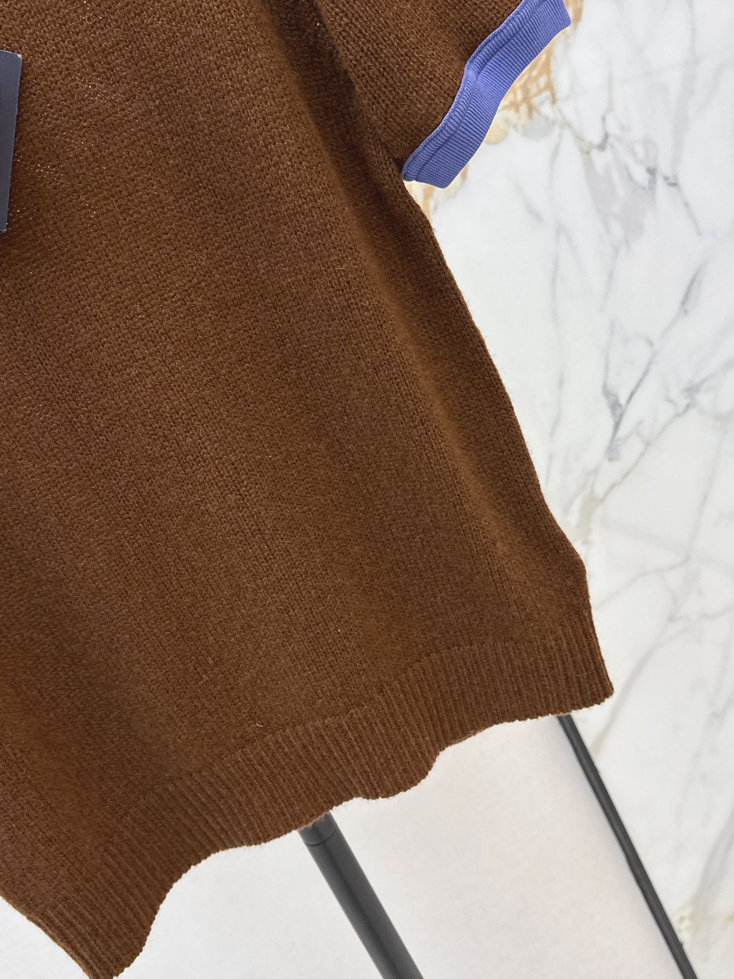 26SS NEUER Kaschmir-Kurzarmpullover