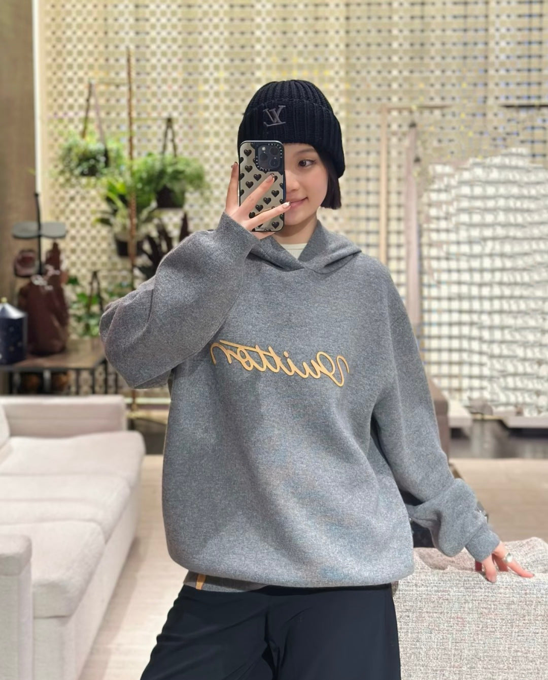 26SS NEW hooded casual sweater