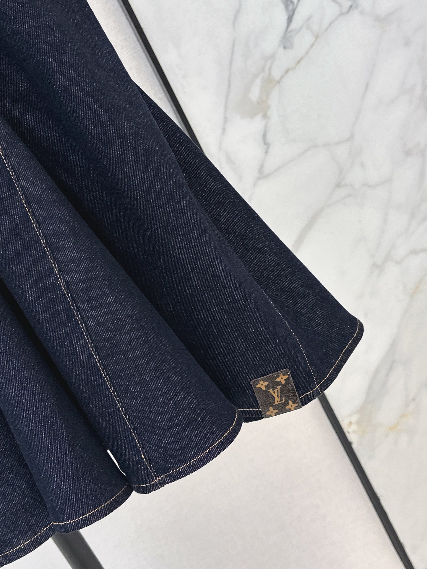 26SS NEW denim v-neck dress