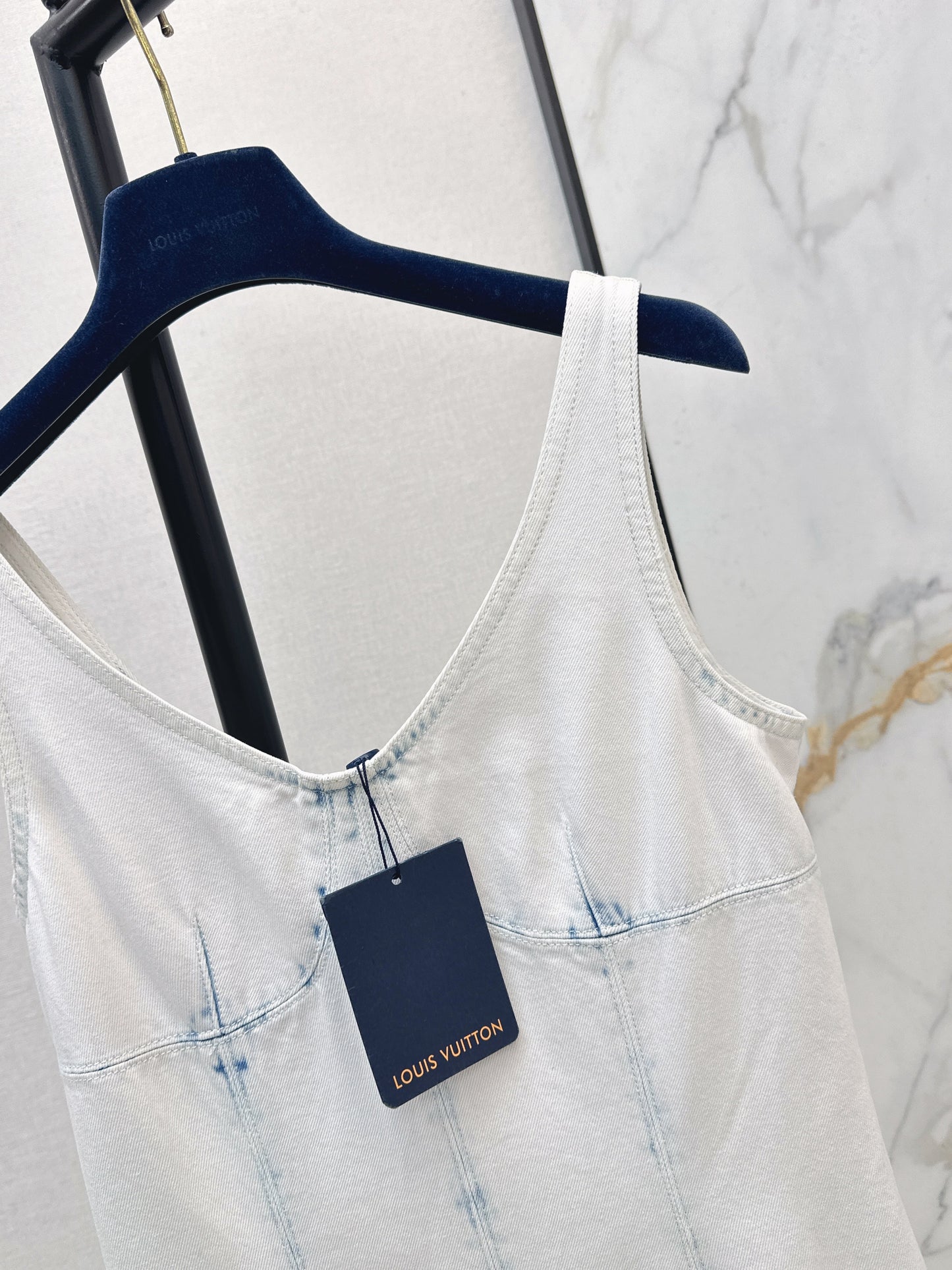 26SS NEW denim v-neck dress