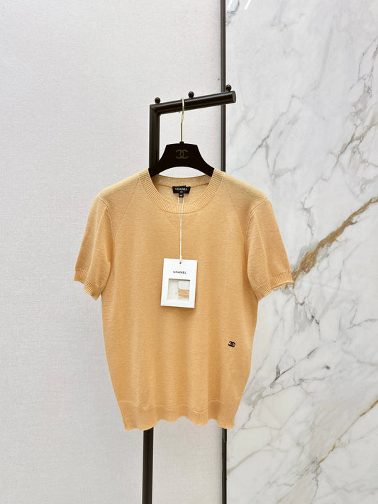 26SS NEW knitted short sleeve sweater