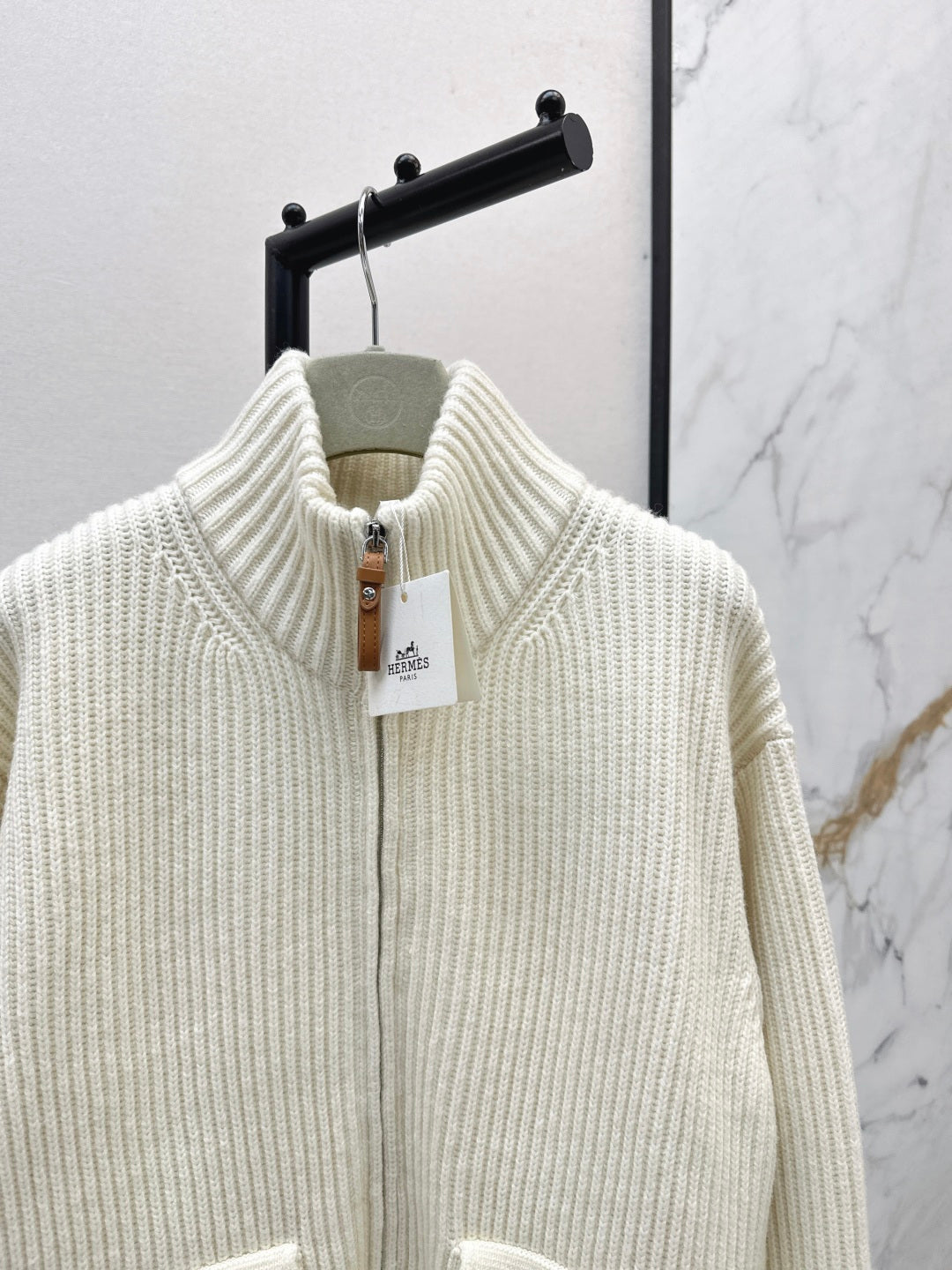 🔥Highest Quality🔥26SS NEW Classic H pattern decorative pocket wool knitted cardigan
