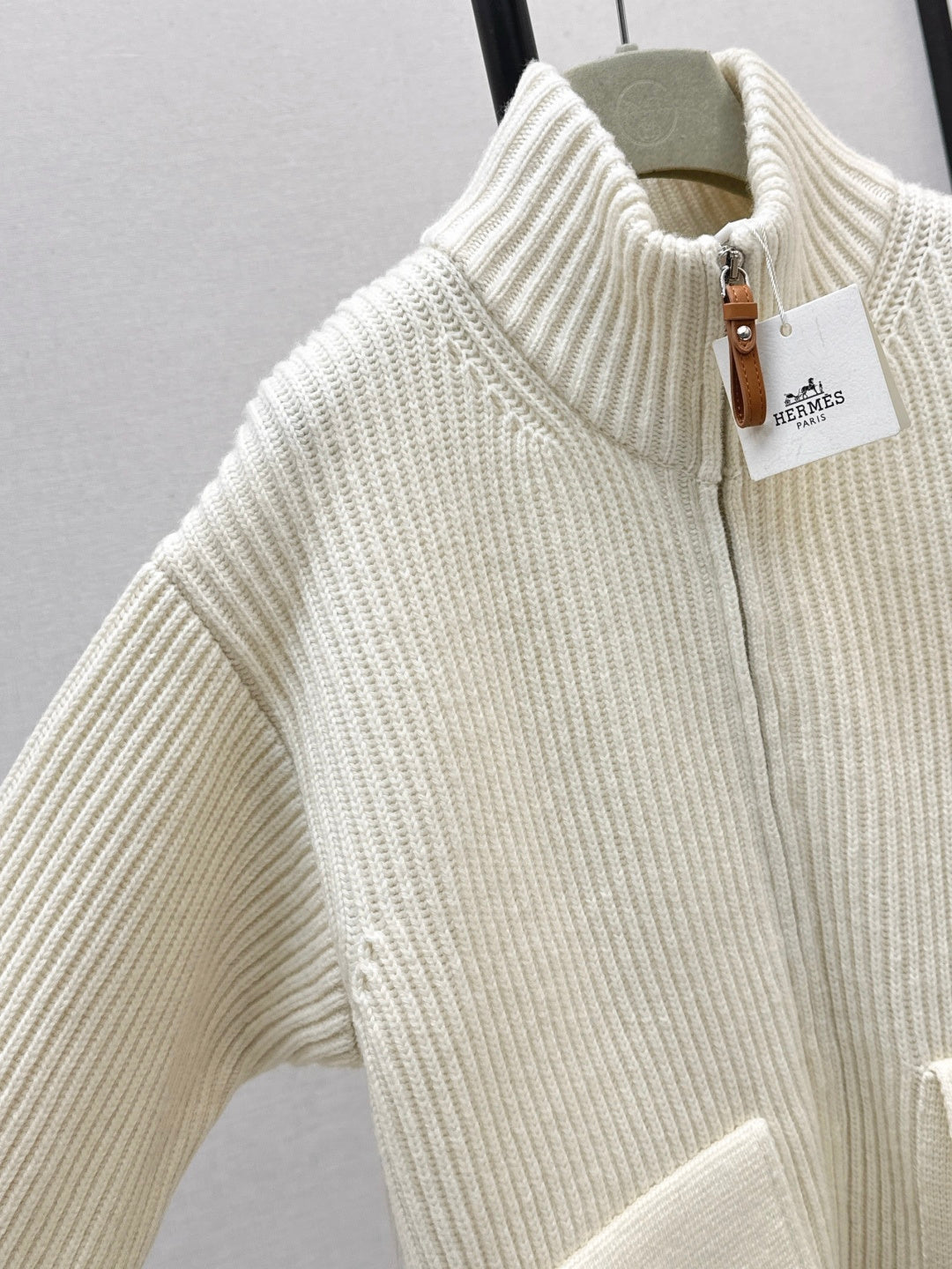 🔥Highest Quality🔥26SS NEW Classic H pattern decorative pocket wool knitted cardigan