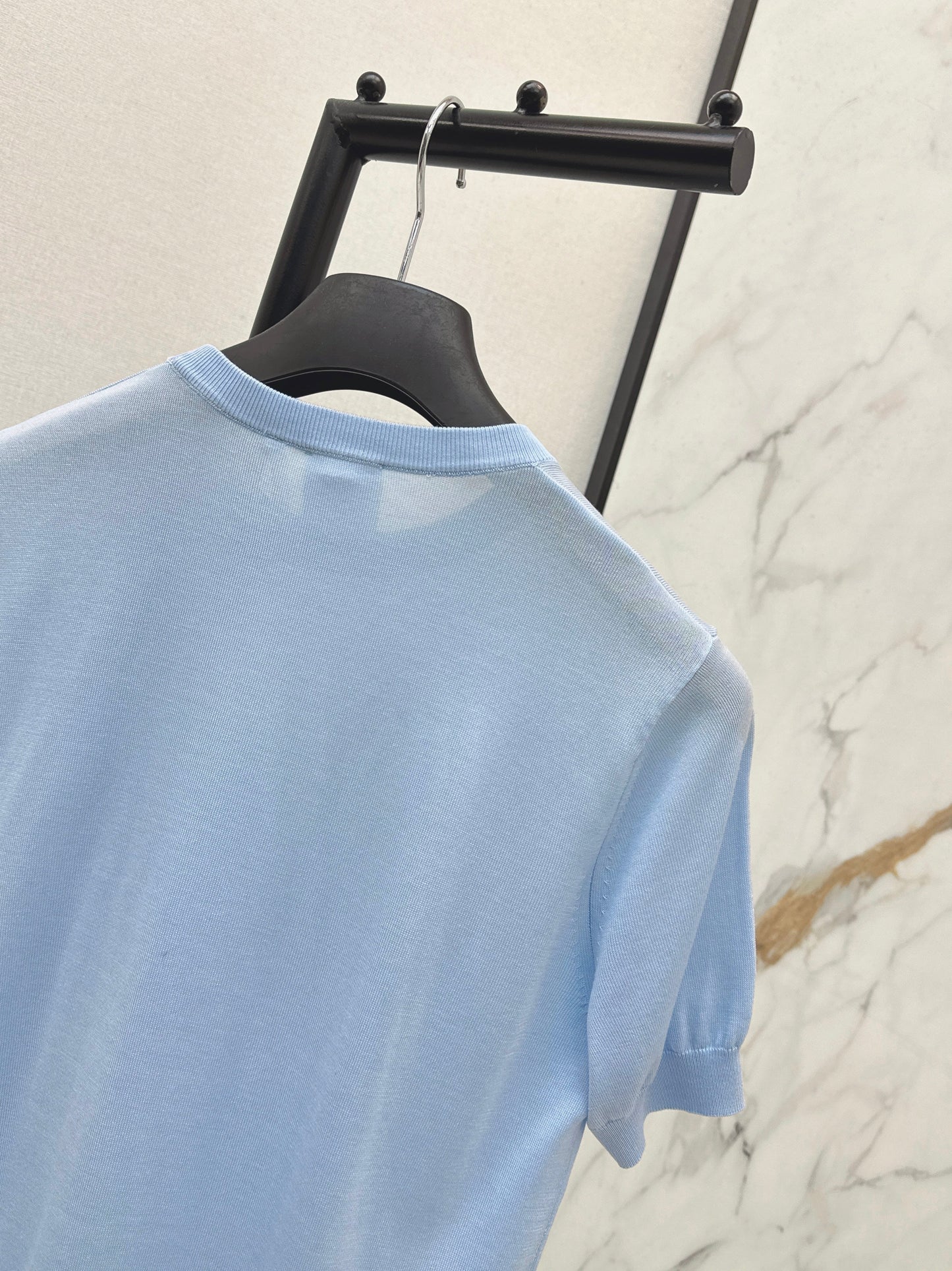 26SS NEW knitted short sleeve sweater