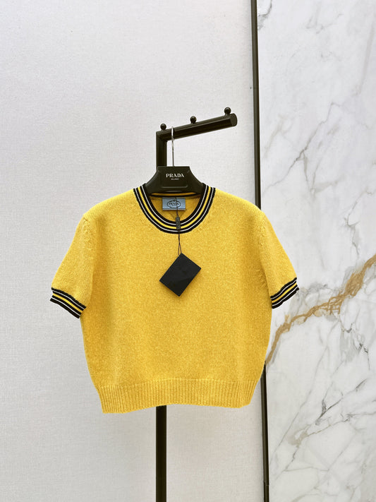 26SS NEW short sleeve knitted sweater