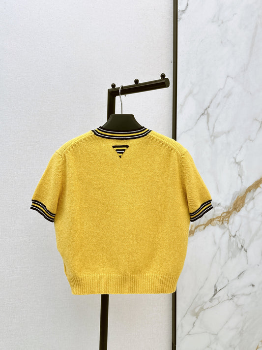26SS NEW short sleeve knitted sweater