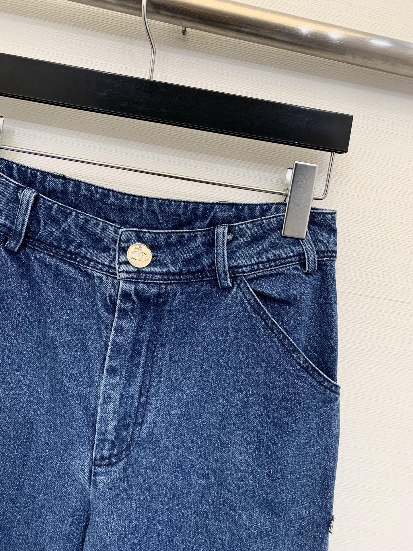 🔥Höchste Qualität🔥26SS NEUER heißer Stil Advanced Custom Distressed Washed Blue Straight Jeans
