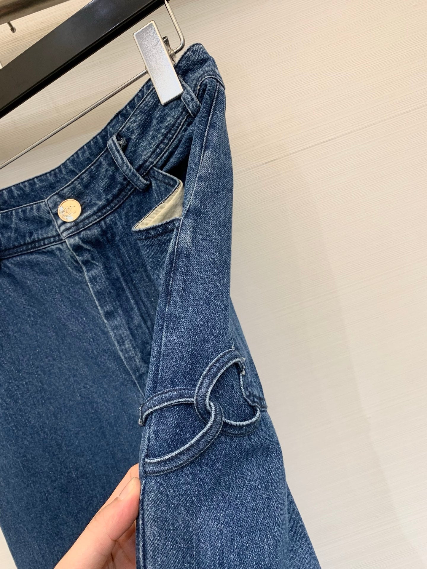 🔥Höchste Qualität🔥26SS NEUER heißer Stil Advanced Custom Distressed Washed Blue Straight Jeans