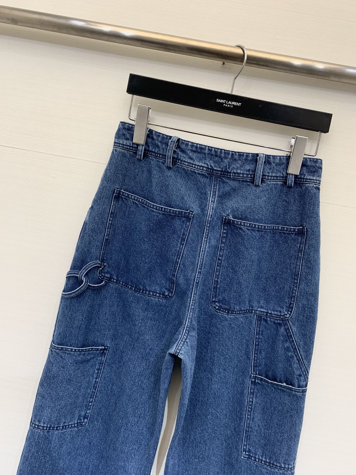 🔥Höchste Qualität🔥26SS NEUER heißer Stil Advanced Custom Distressed Washed Blue Straight Jeans