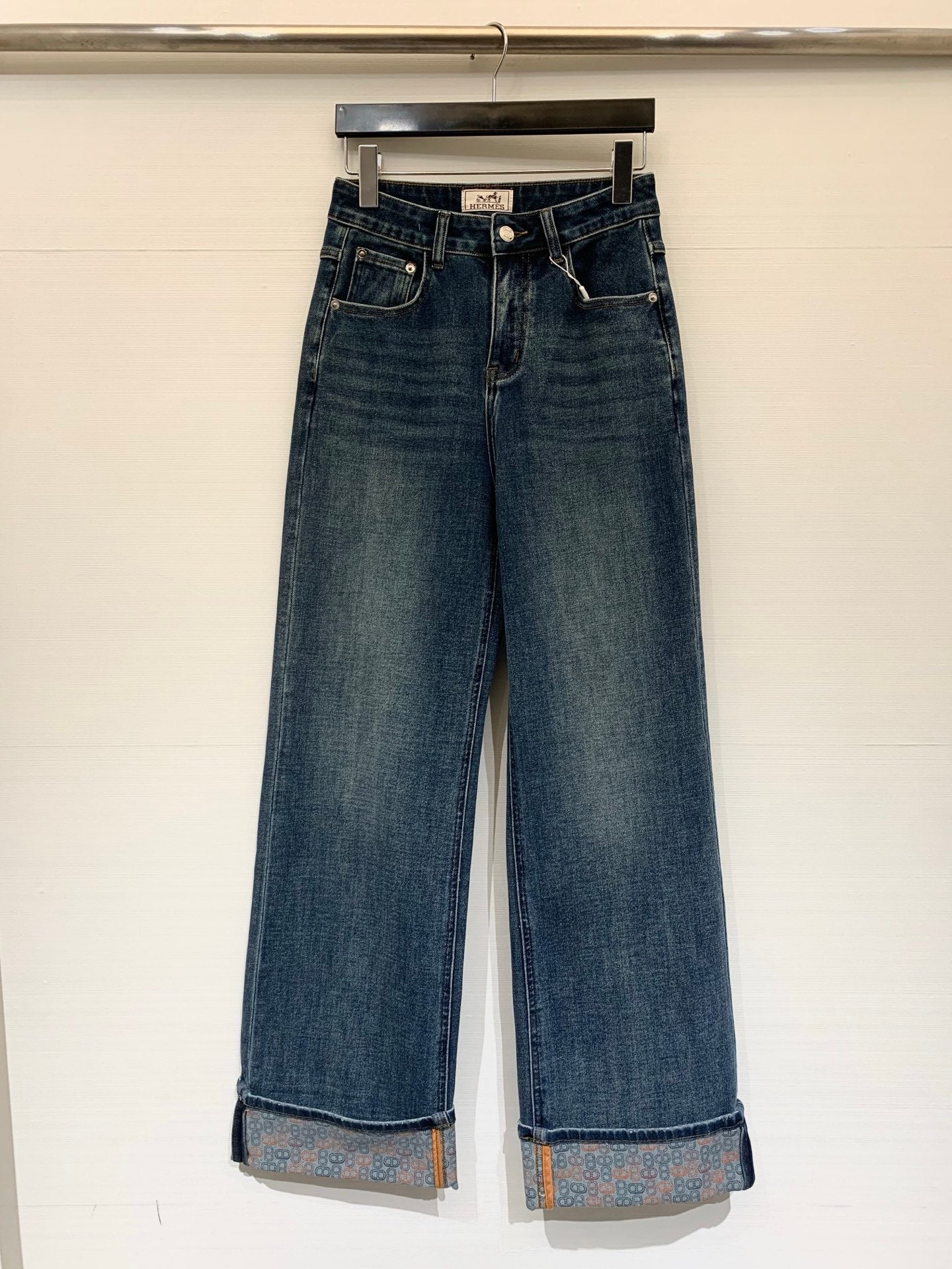 🔥HOT🔥 26SS NEW High-end customized high-waisted wide-leg jeans